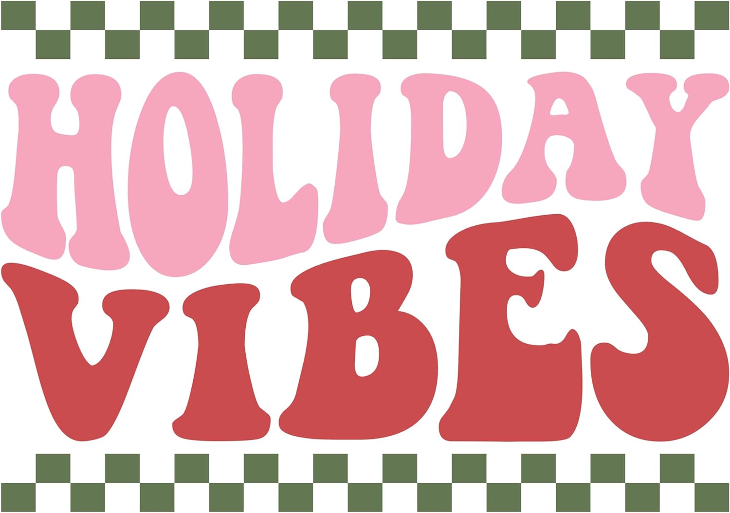 Inspirational Quote Holiday Vibes Sticker Motivational Sticker Vinyl Decal Motivation Stickers- 5" Vinyl Sticker Waterproof