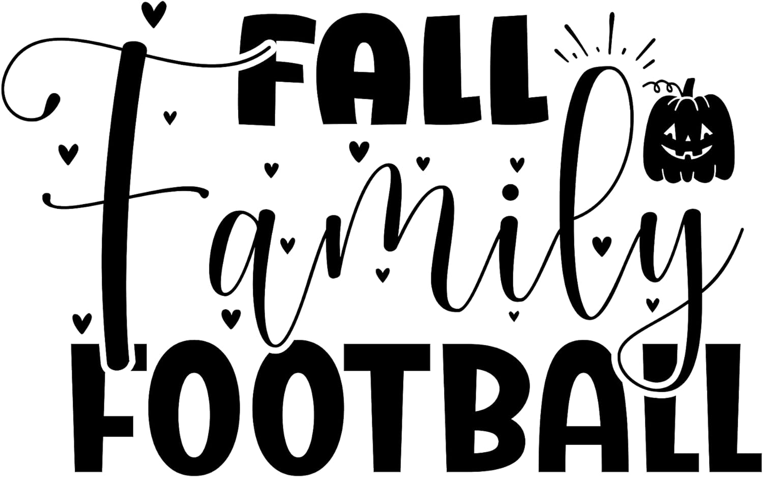 Inspirational Quote Fall Family Football Great Gift Motivational Sticker Vinyl Decal Motivation Stickers- 5" Vinyl Sticker Waterproof