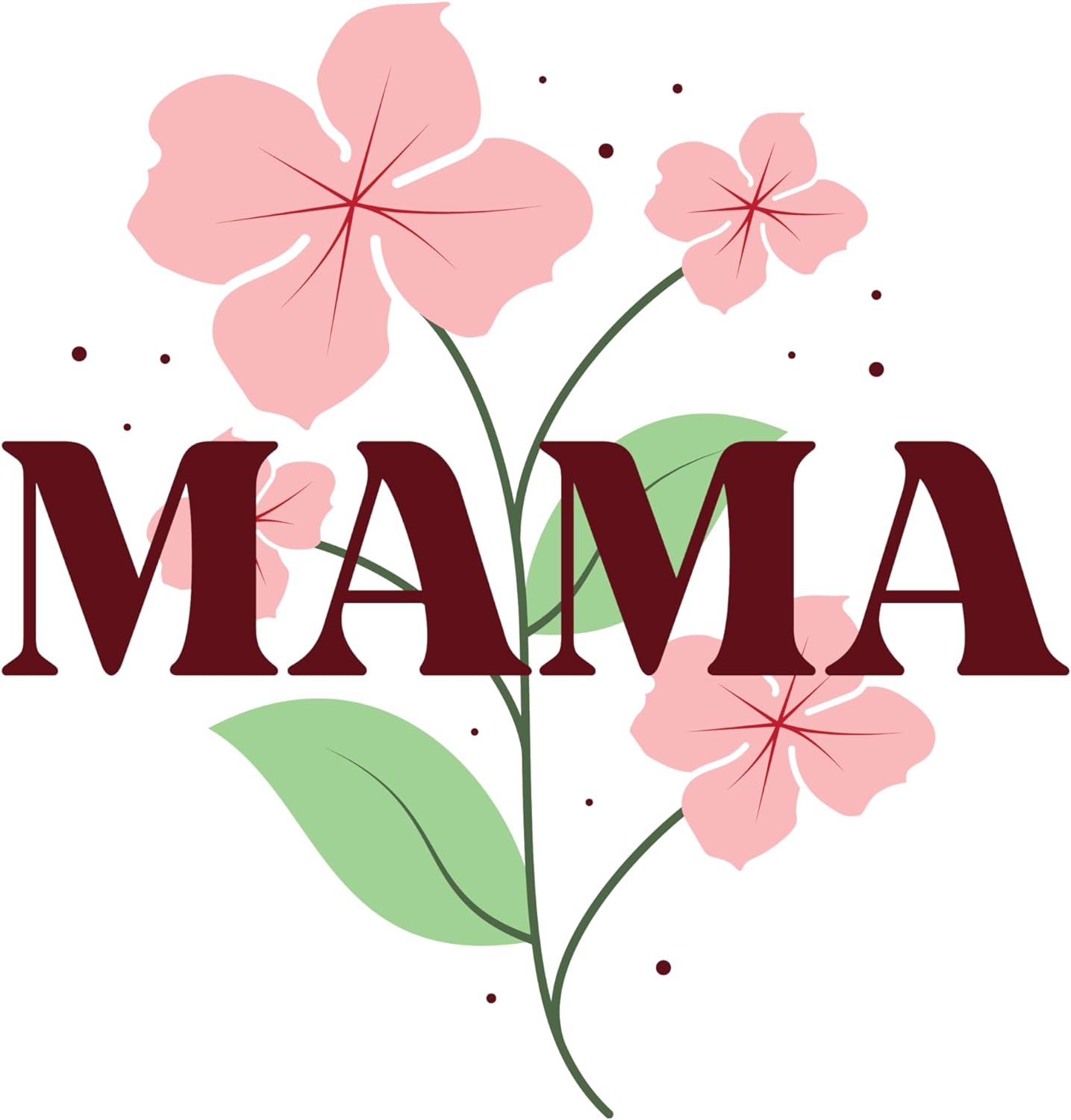 Inspirational Quote "Mama," Motivational Sticker Vinyl Decal Motivation Stickers- 5" Vinyl Sticker Waterproof