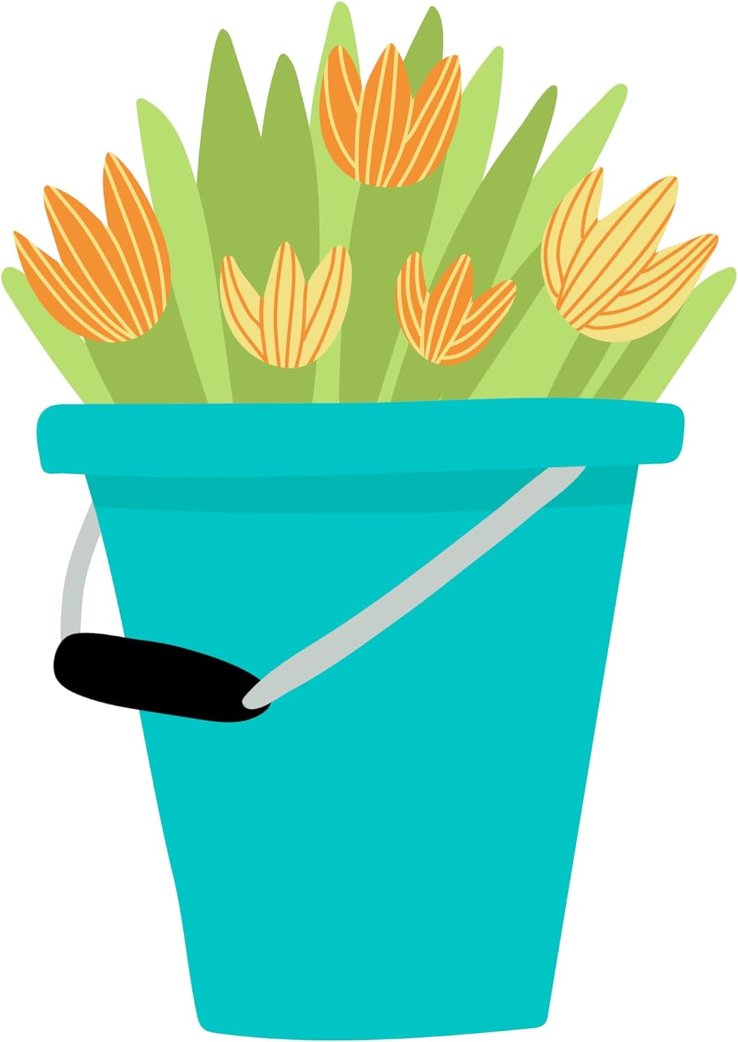 Inspirational Quote "Tulip in Vase" Motivational Sticker Vinyl Decal Motivation Stickers- 5" Vinyl Sticker Waterproof