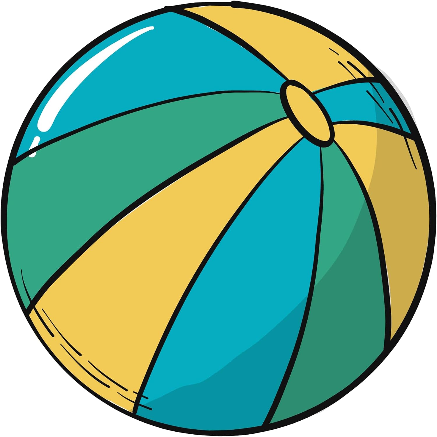 Inspirational Quote "Beach Ball" Motivational Sticker Vinyl Decal Motivation Stickers- 5" Vinyl Sticker Waterproof