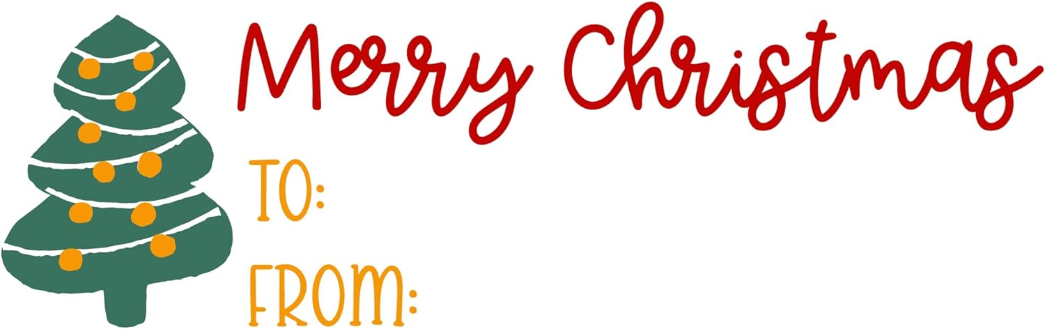 Inspirational Quote Merry Christmas Xmass Tree Motivational Sticker Vinyl Decal Motivation Stickers- 5" Vinyl Sticker Waterproof