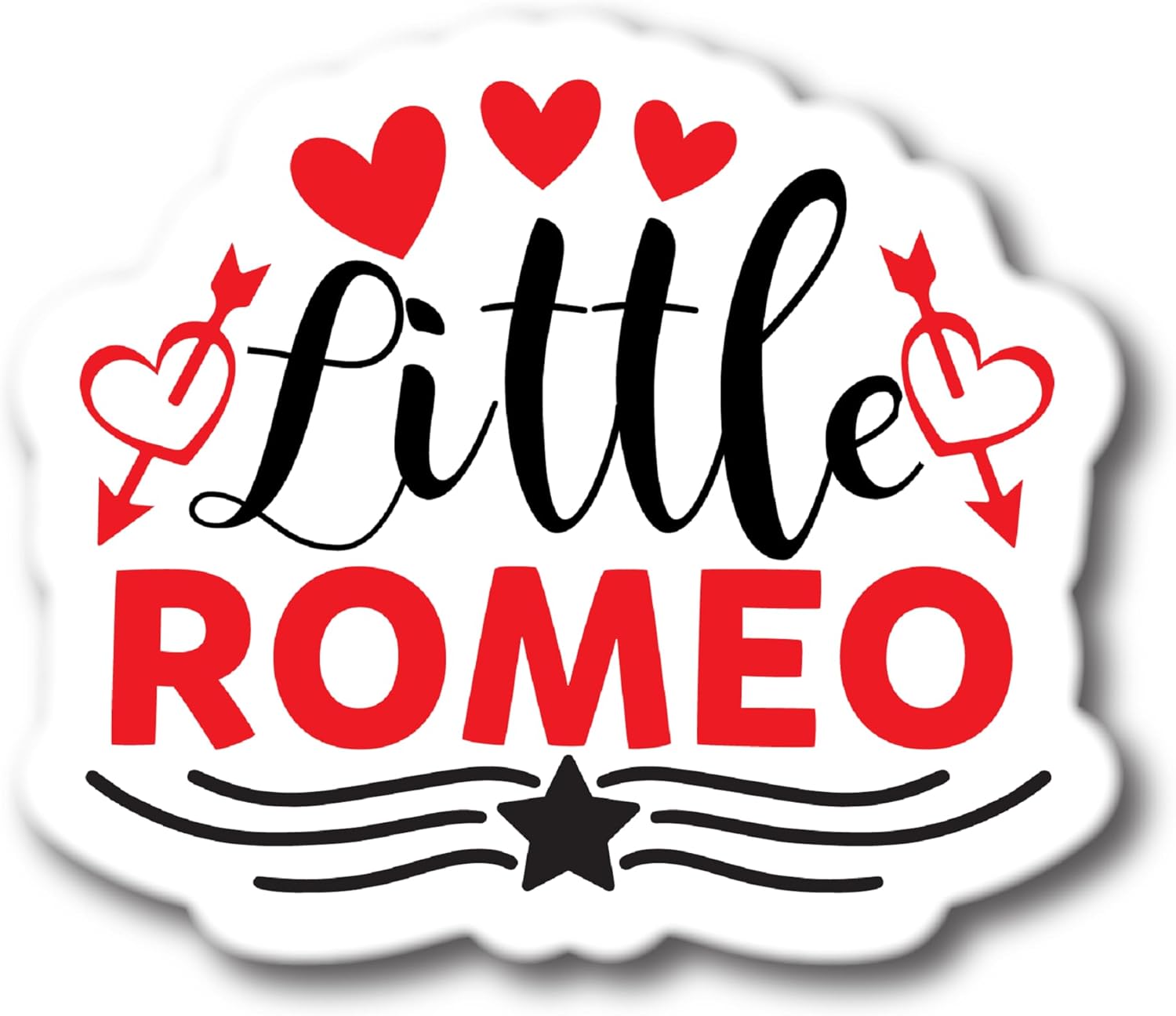 Inspirational Quote Little Romeo Motivational Sticker Vinyl Decal Motivation Stickers- 5" Vinyl Sticker Waterproof