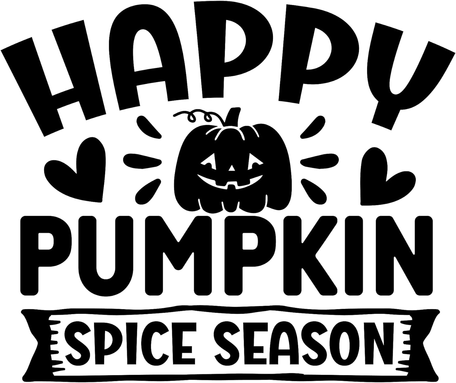 Inspirational Quote Happy Pumpkin Spice Season Beautiful Motivational Sticker Vinyl Decal Motivation Stickers- 5" Vinyl Sticker Waterproof