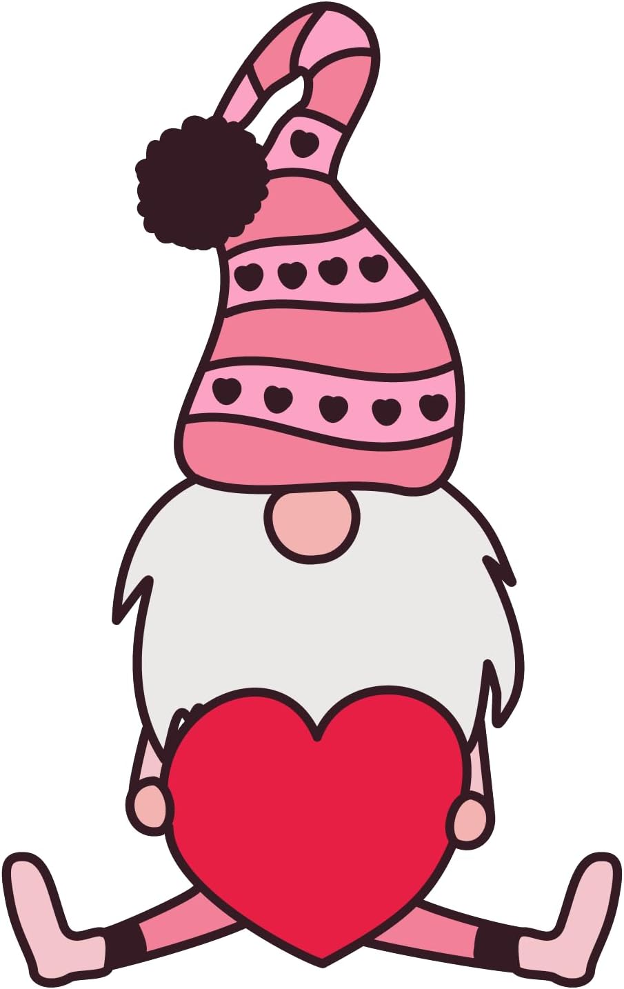 Inspirational Quote Gnome Motivational Sticker Vinyl Decal Motivation Stickers- 5" Vinyl Sticker Waterproof