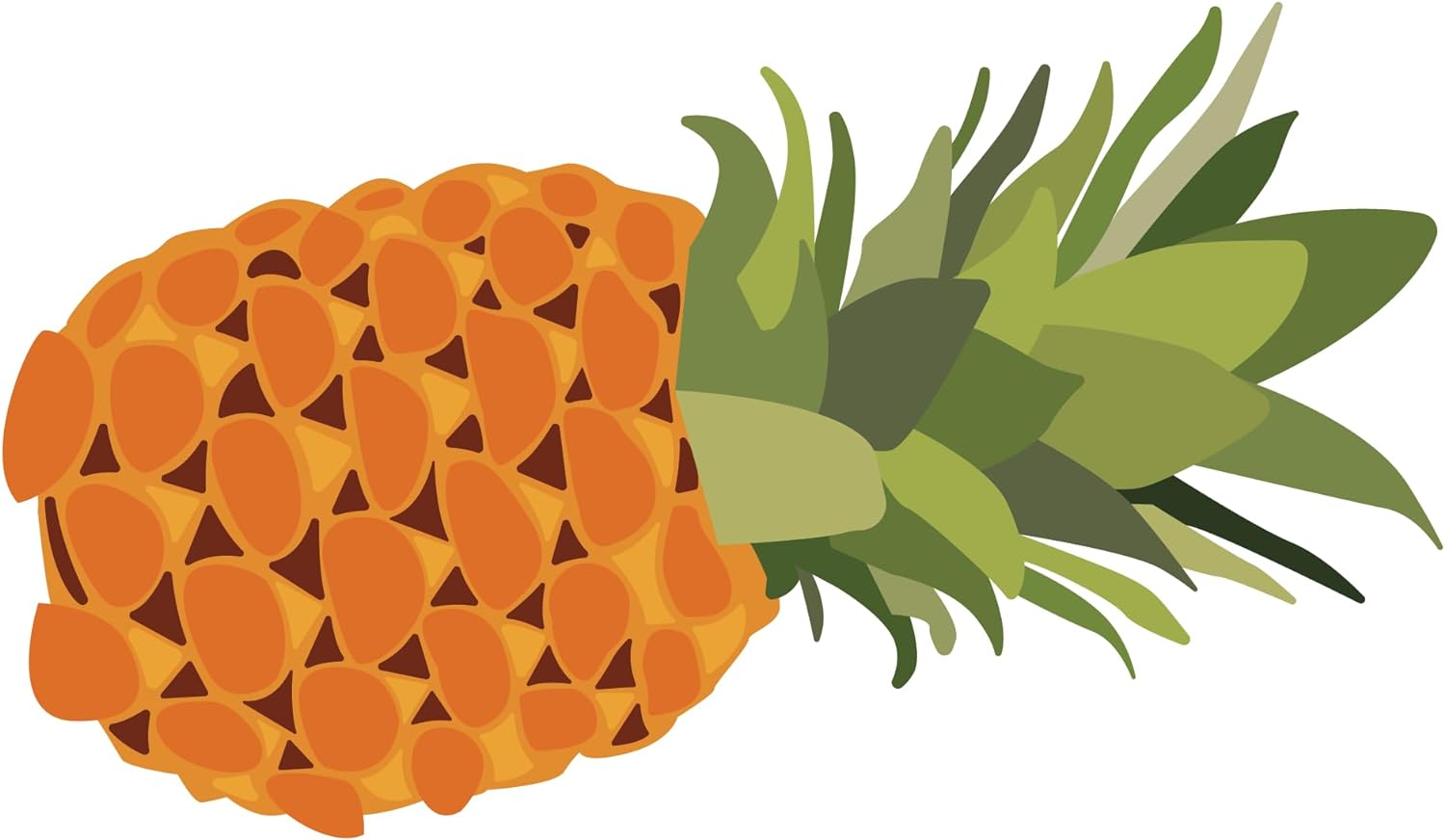 Inspirational Quote Pineapple Fruit Icon Motivational Sticker Vinyl Decal Motivation Stickers- 5" Vinyl Sticker Waterproof