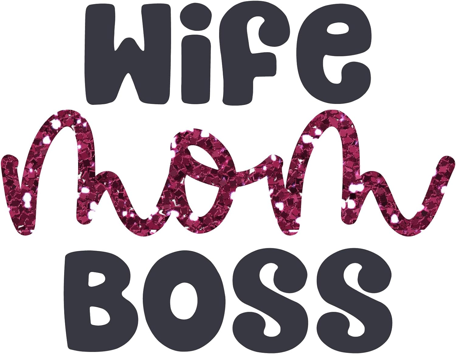 Inspirational Quote "Wife Mom Boss, Stocks" Motivational Sticker Vinyl Decal Motivation Stickers- 5" Vinyl Sticker Waterproof