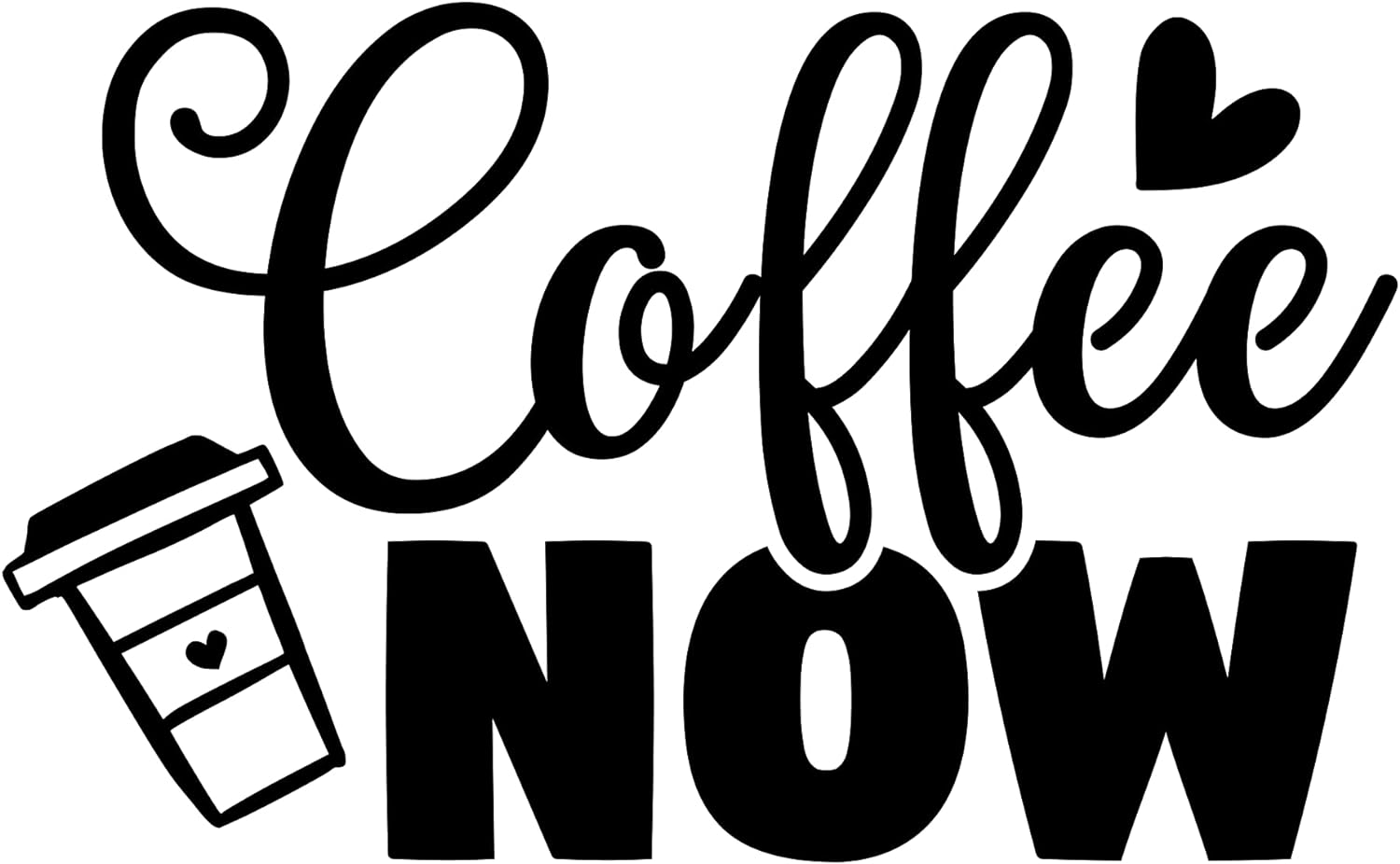 Inspirational Quote "But My First Coffee" Motivational Sticker Vinyl Decal Motivation Stickers- 5" Vinyl Sticker Waterproof