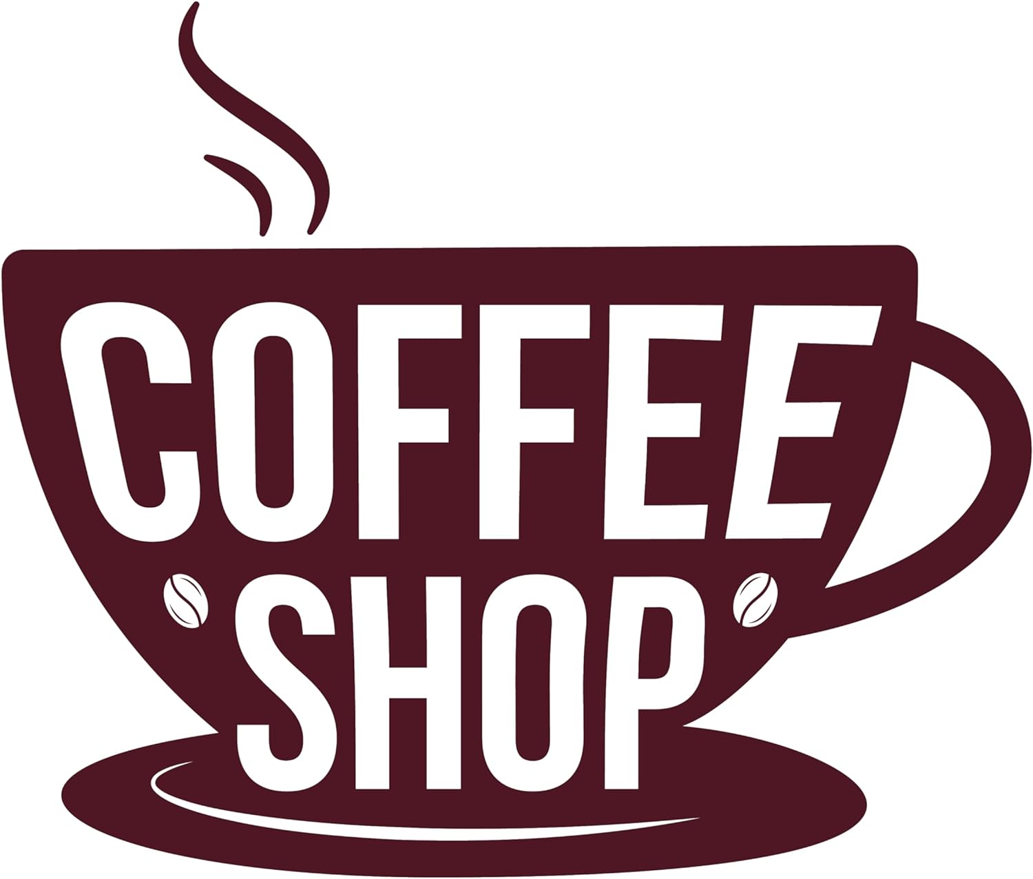 Inspirational Quote "Coffee Shop" Motivational Sticker Vinyl Decal Motivation Stickers- 5" Vinyl Sticker Waterproof