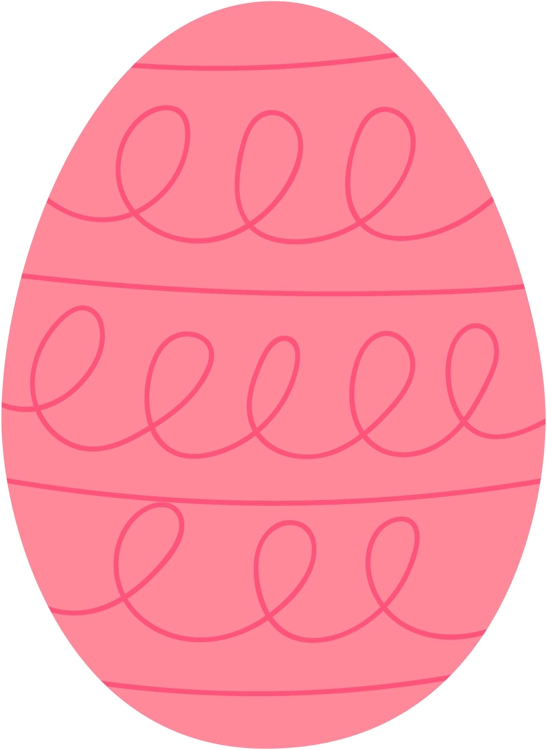 Inspirational Quote "Pink Easter Egg Cut Out" Motivational Sticker Vinyl Decal Motivation Stickers- 5" Vinyl Sticker Waterproof