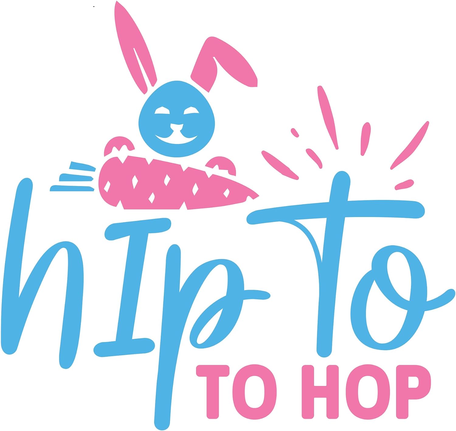 Inspirational Quote "Hip to to Hop" Motivational Sticker Vinyl Decal Motivation Stickers- 5" Vinyl Sticker Waterproof