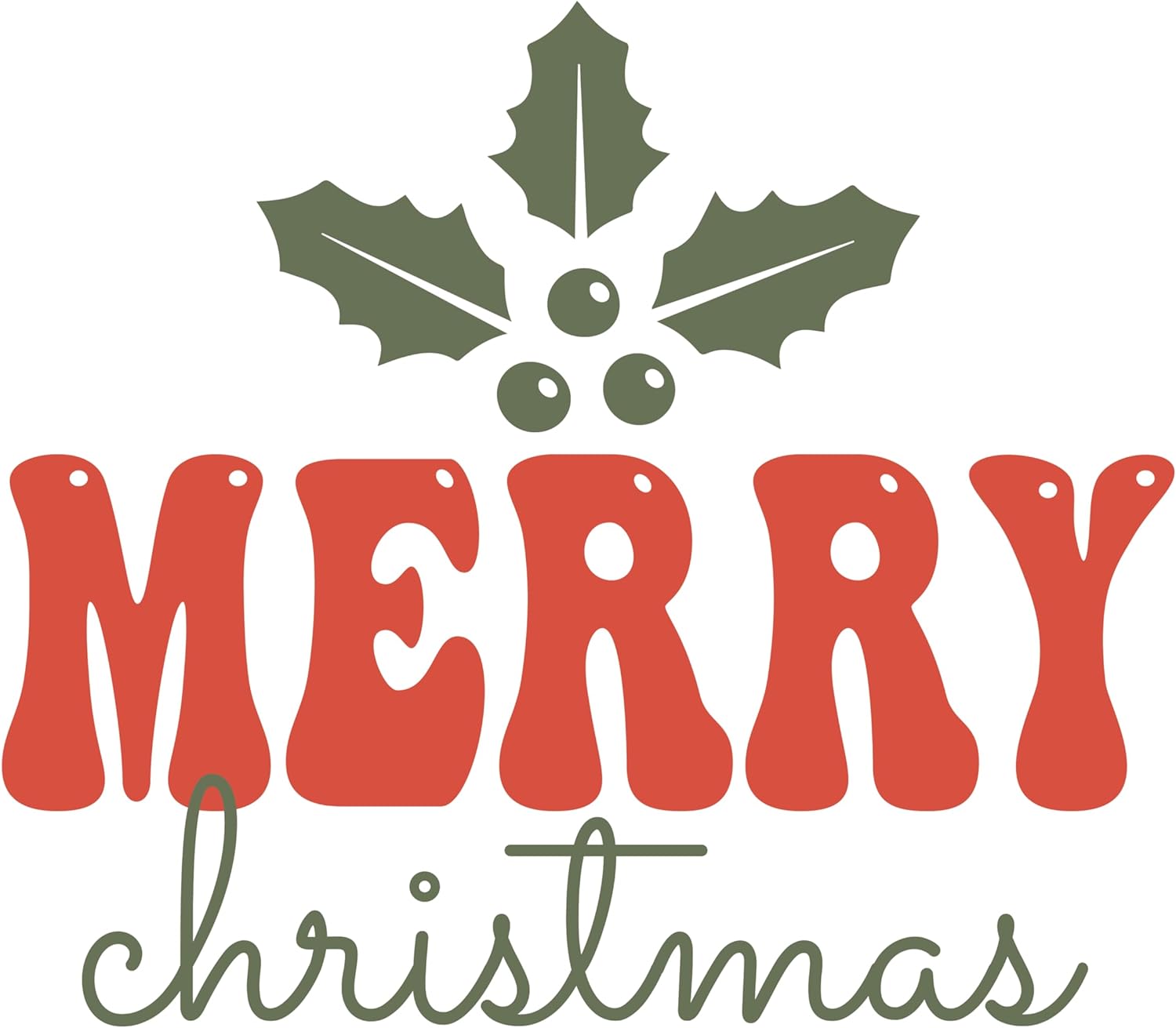 Inspirational Quote Merry Christmas Beautiful Seed, Motivational Sticker Vinyl Decal Motivation Stickers- 5" Vinyl Sticker Waterproof