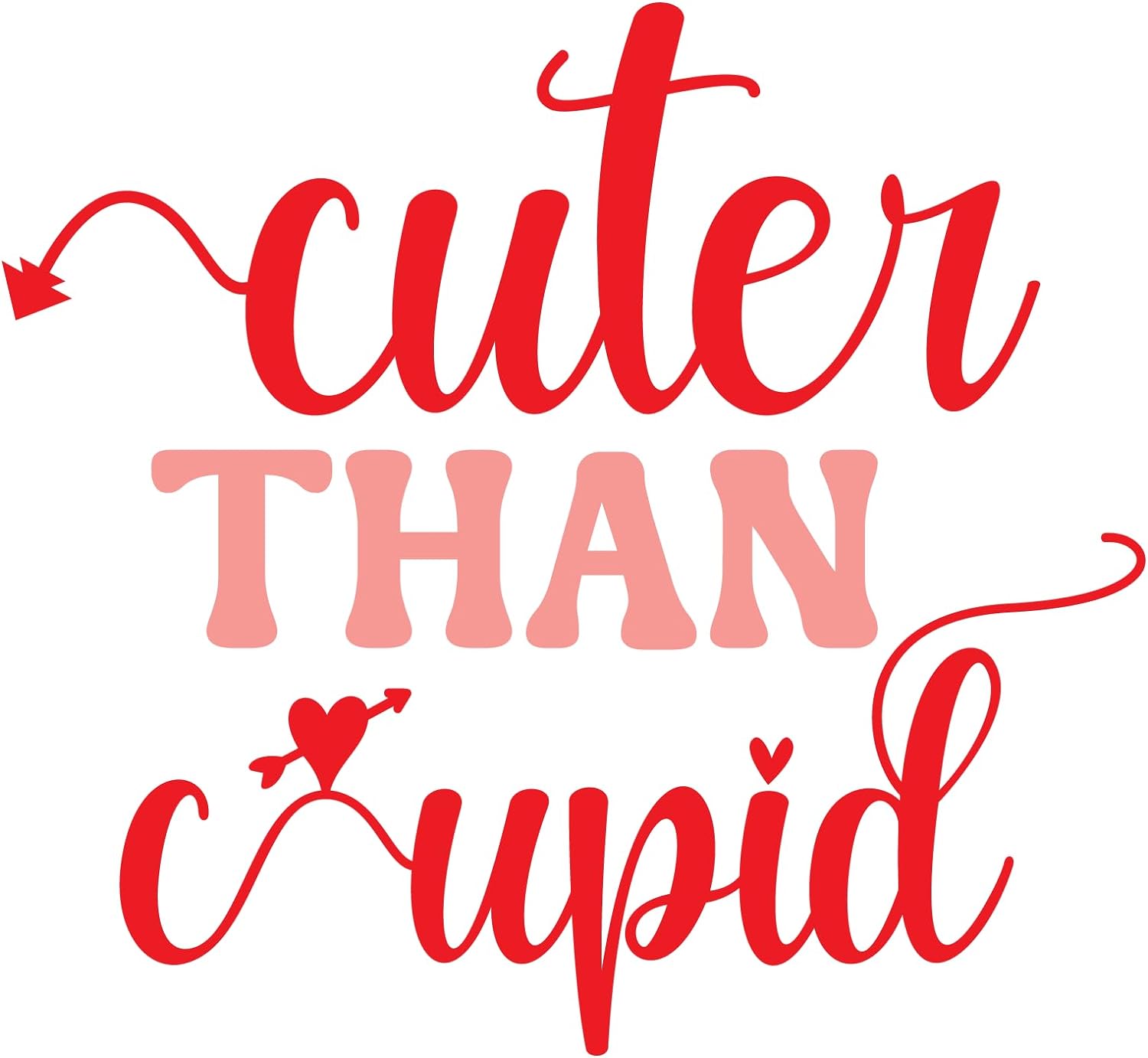 Inspirational Quote Cuter Than Cupid Motivational Sticker Vinyl Decal Motivation Stickers- 5" Vinyl Sticker Waterproof