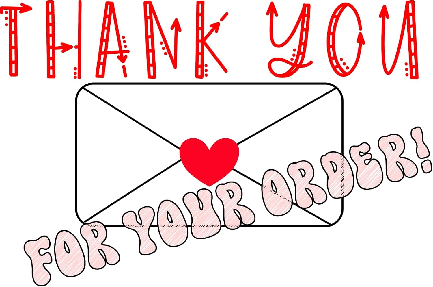 Inspirational Quote Thank You for Your Order! Great Gift Motivational Sticker Vinyl Decal Motivation Stickers- 5" Vinyl Sticker Waterproof