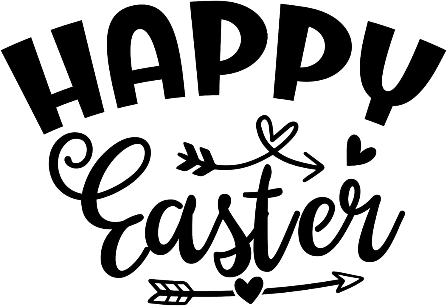 Inspirational Quote Happy Easter Motivational Sticker Vinyl Decal Motivation Stickers- 5" Vinyl Sticker Waterproof