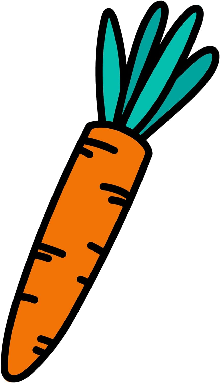 Inspirational Quote "Carrot Sweet Food" Motivational Sticker Vinyl Decal Motivation Stickers- 5" Vinyl Sticker Waterproof