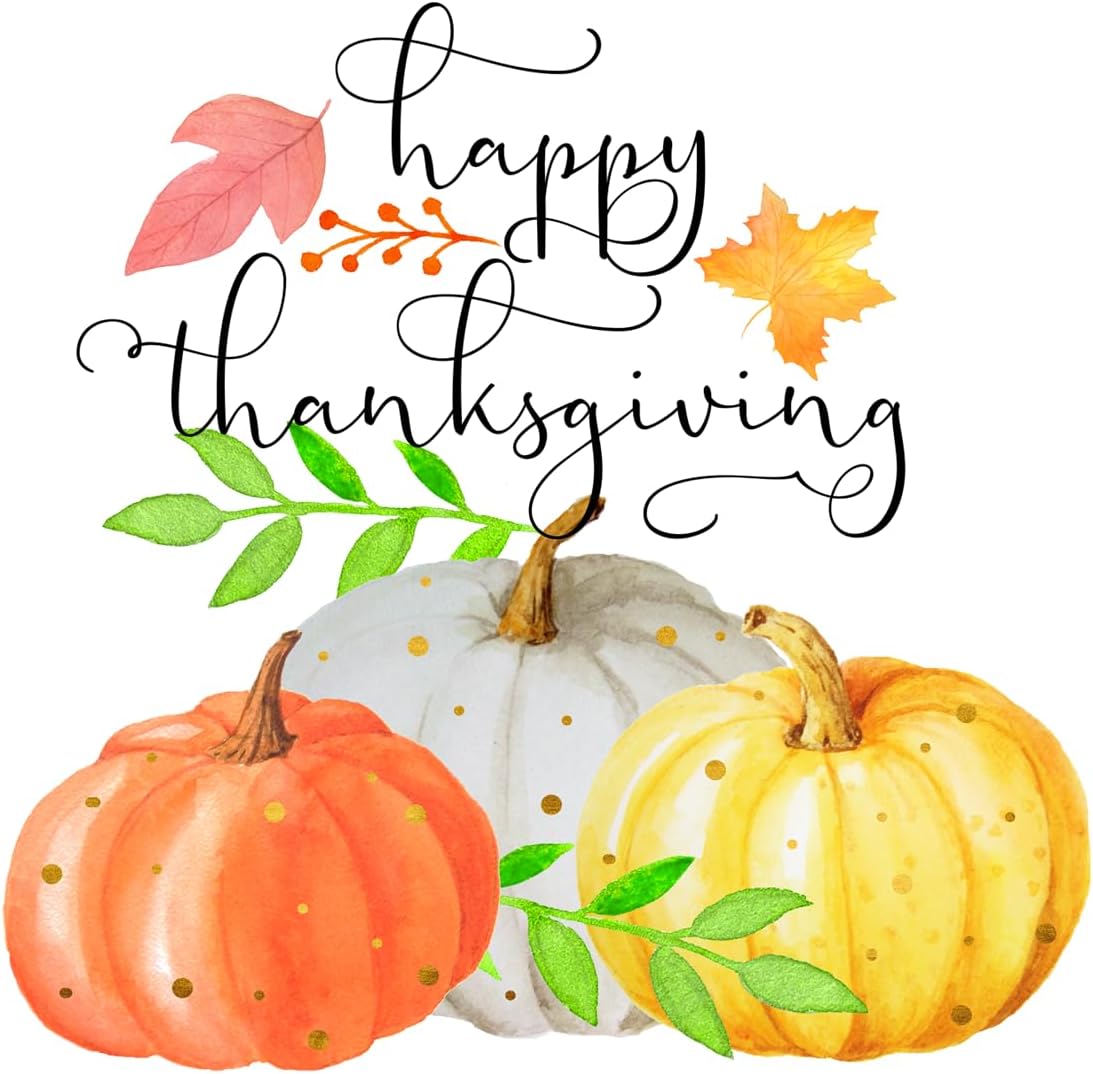 Inspirational Quote Happy Thanksgiving Motivational Sticker Vinyl Decal Motivation Stickers- 5" Vinyl Sticker Waterproof