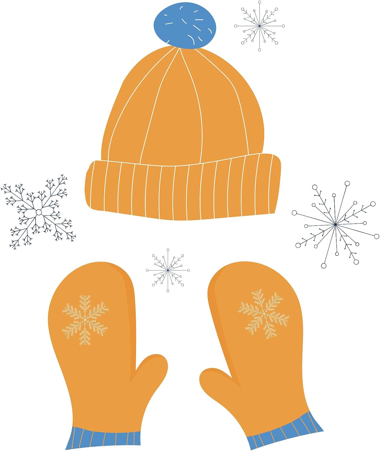 Inspirational Quote Hat and Gloves Motivational Sticker Vinyl Decal Motivation Stickers- 5" Vinyl Sticker Waterproof