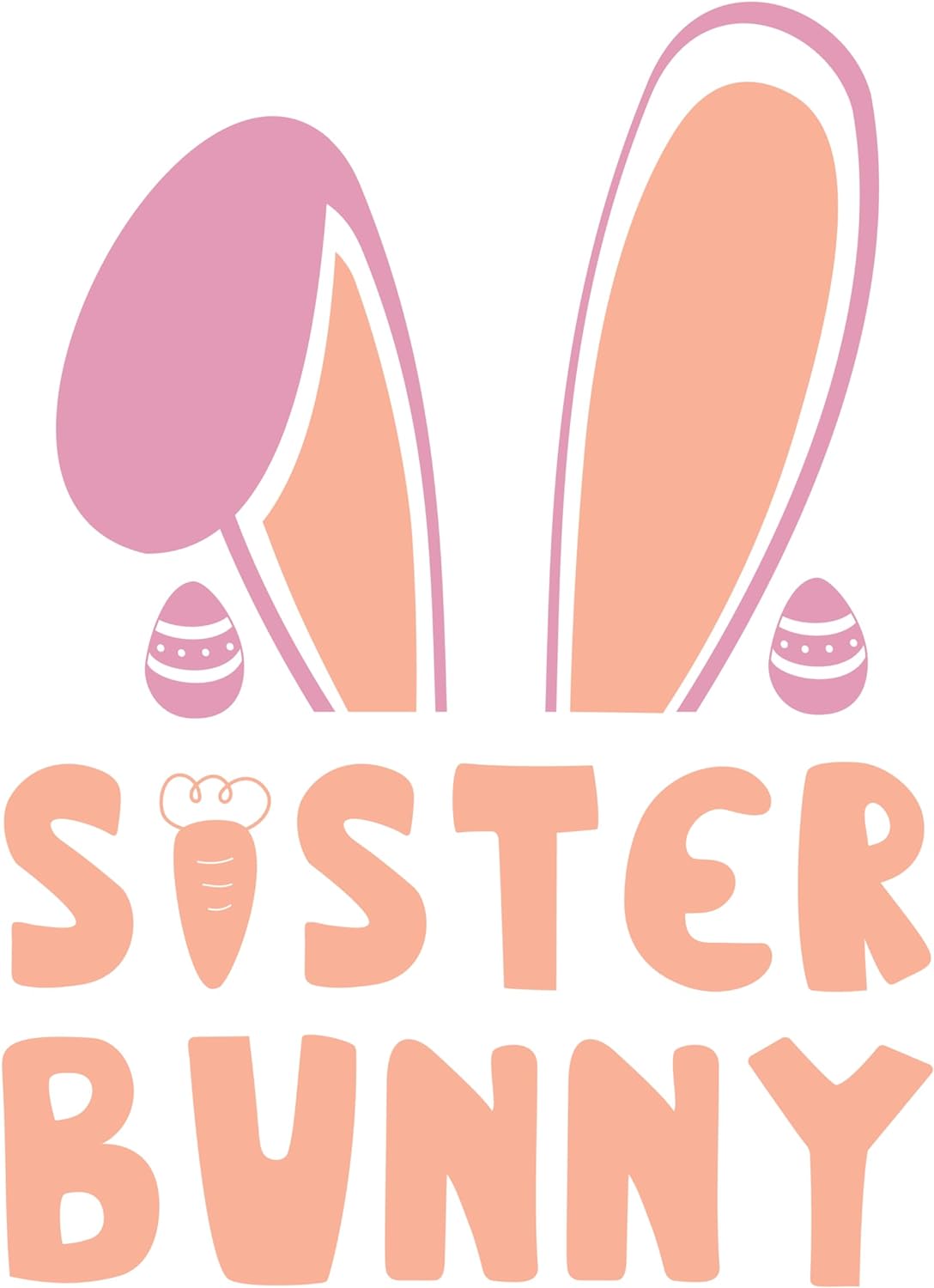 Inspirational Quote "Sister Bunny" Motivational Sticker Vinyl Decal Motivation Stickers- 5" Vinyl Sticker Waterproof