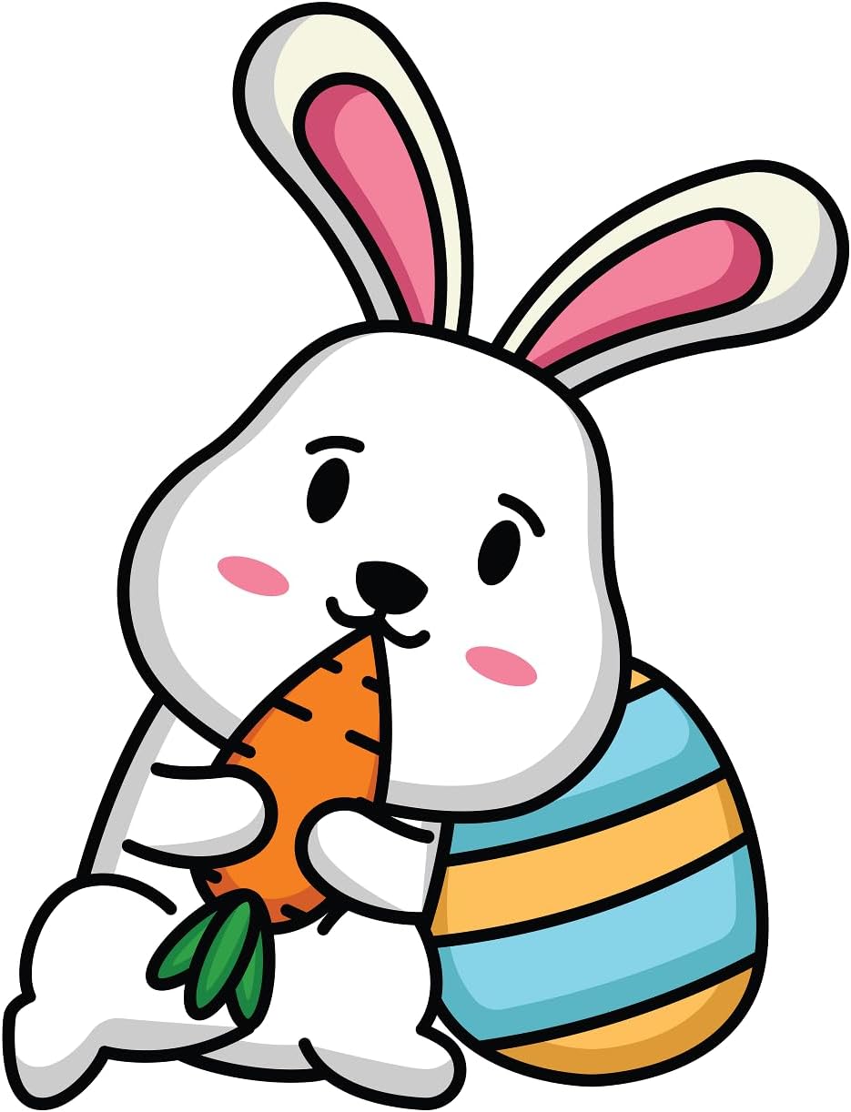 Inspirational Quote "Easter Bunny" Motivational Sticker Vinyl Decal Motivation Stickers- 5" Vinyl Sticker Waterproof