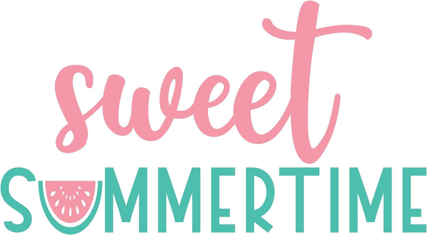 Inspirational Quote "Sweet Summer Time" Motivational Sticker Vinyl Decal Motivation Stickers- 5" Vinyl Sticker Waterproof