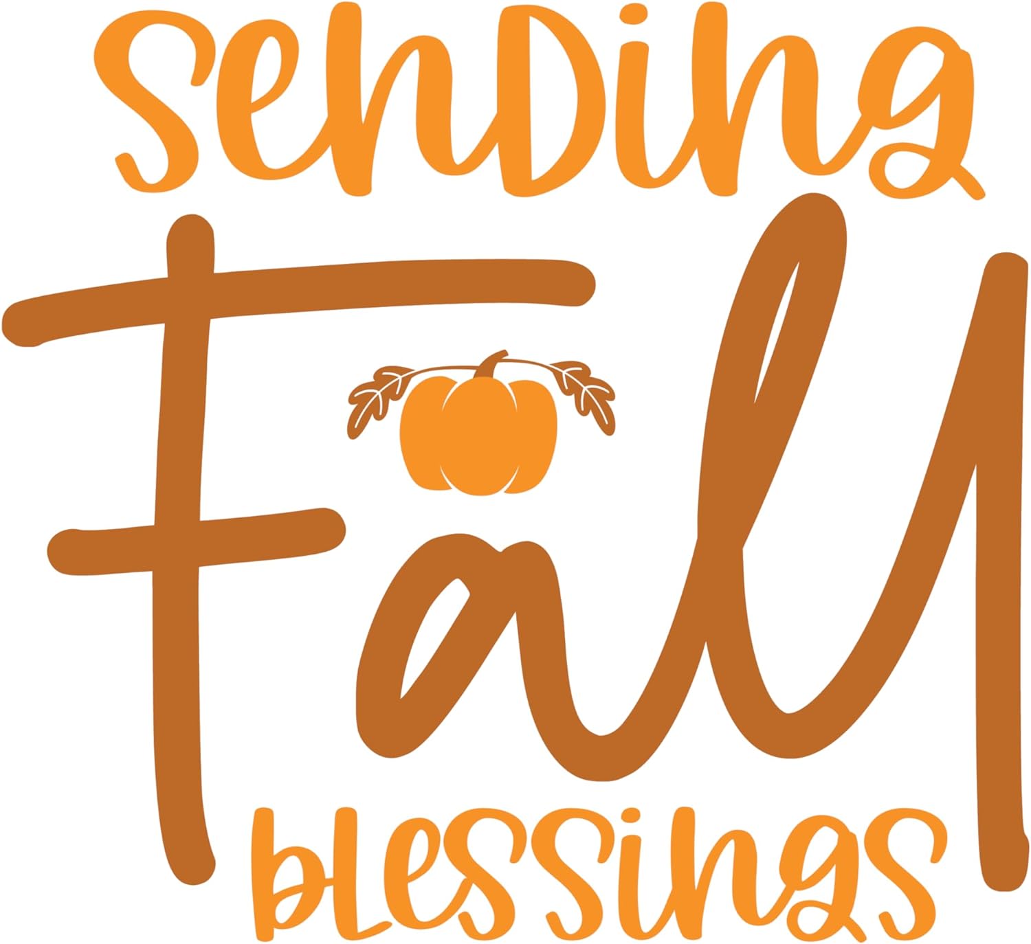 Inspirational Quote Sendina Fall Blessings Motivational Sticker Vinyl Decal Motivation Stickers- 5" Vinyl Sticker Waterproof