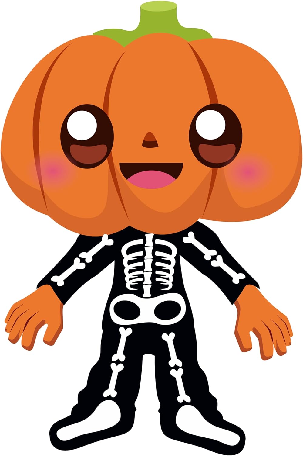 Inspirational Quote Pumpkin Skeleton Motivational Sticker Vinyl Decal Motivation Stickers- 5" Vinyl Sticker Waterproof