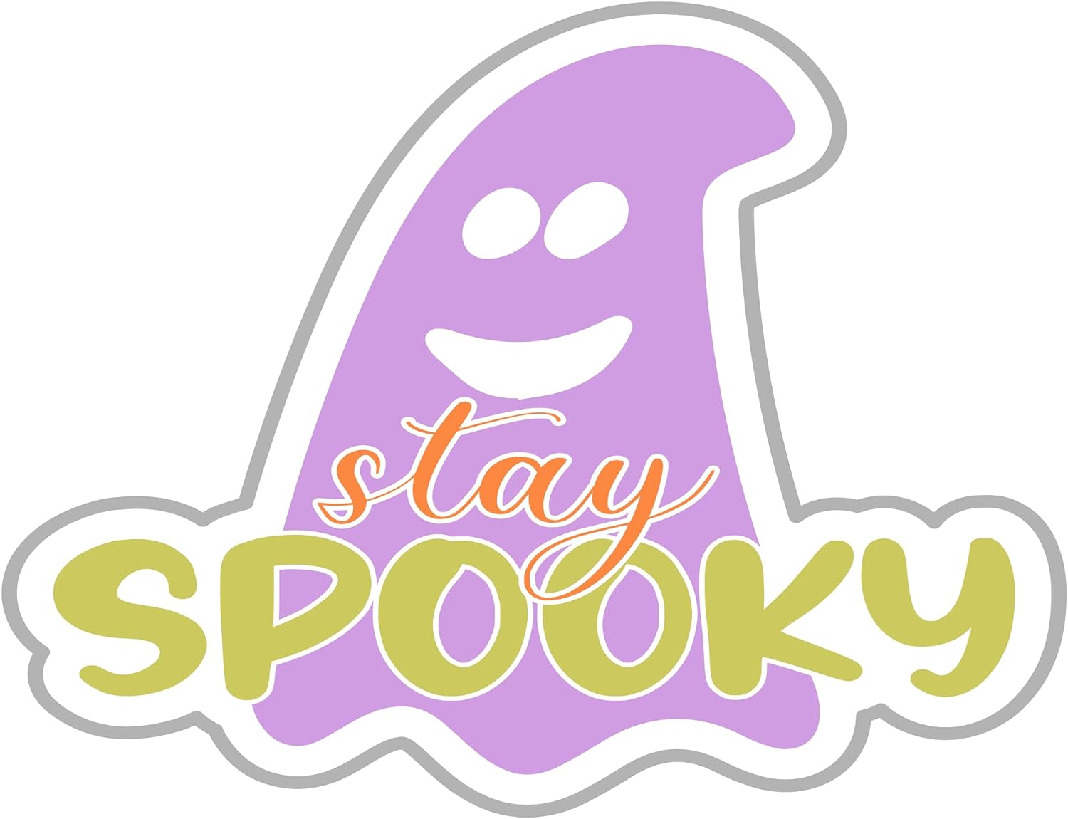 Inspirational Quote Stay Spooky Motivational Sticker Vinyl Decal Motivation Stickers- 5" Vinyl Sticker Waterproof