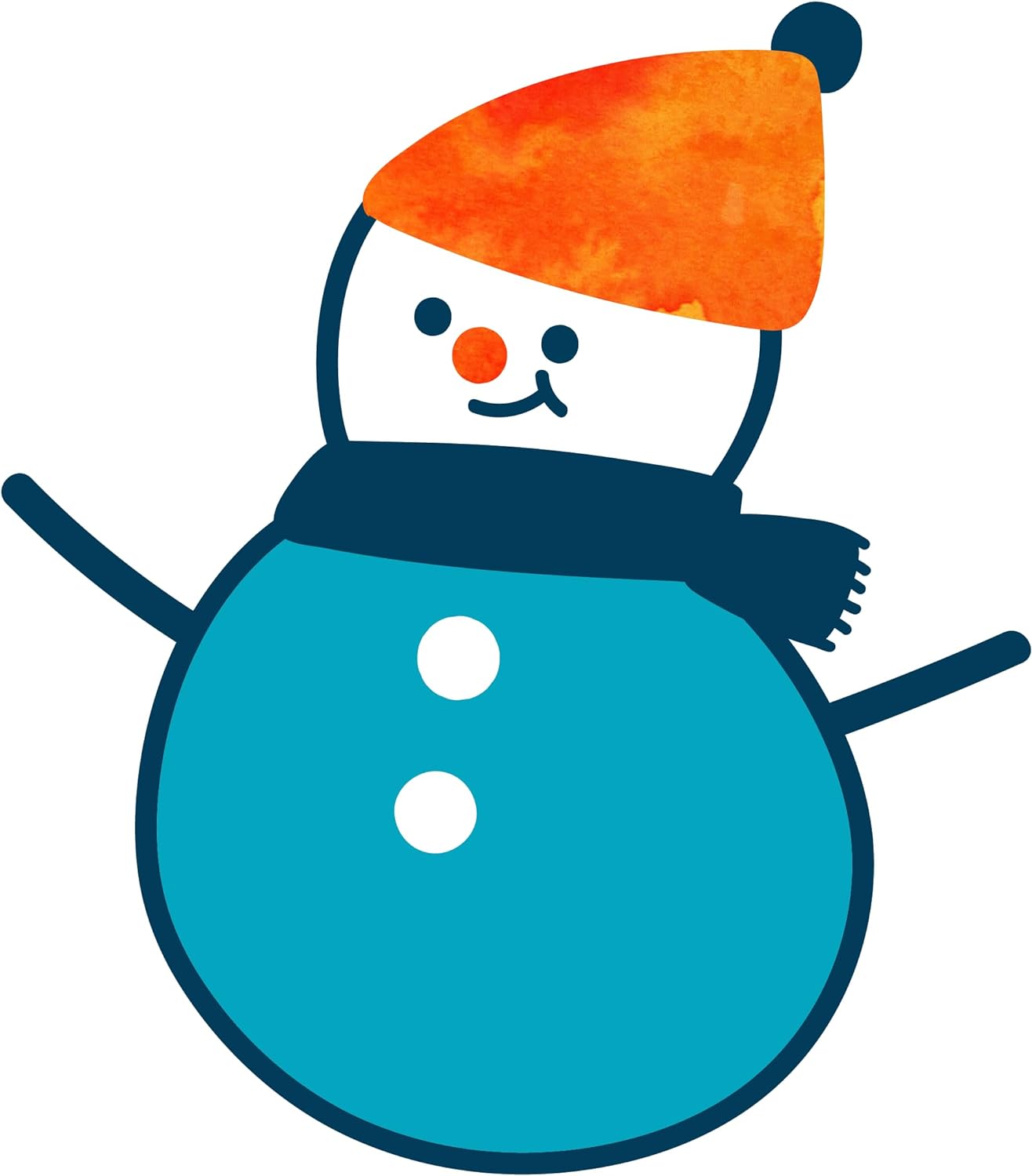 Inspirational Quote Snowman Christmas Icon Motivational Sticker Vinyl Decal Motivation Stickers- 5" Vinyl Sticker Waterproof