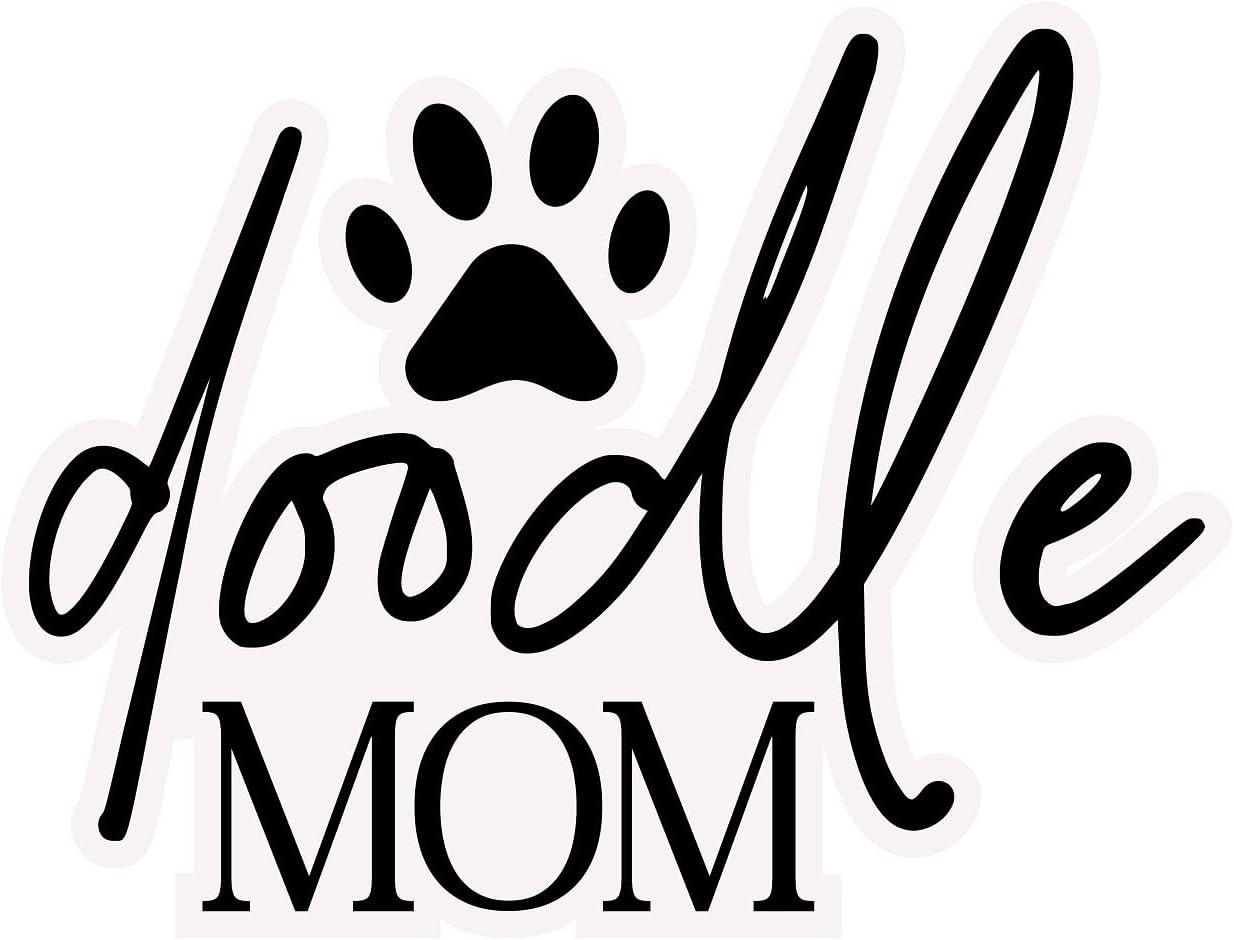 Inspirational Quote "Doodle Mom" Motivational Sticker Vinyl Decal Motivation Stickers- 5" Vinyl Sticker Waterproof