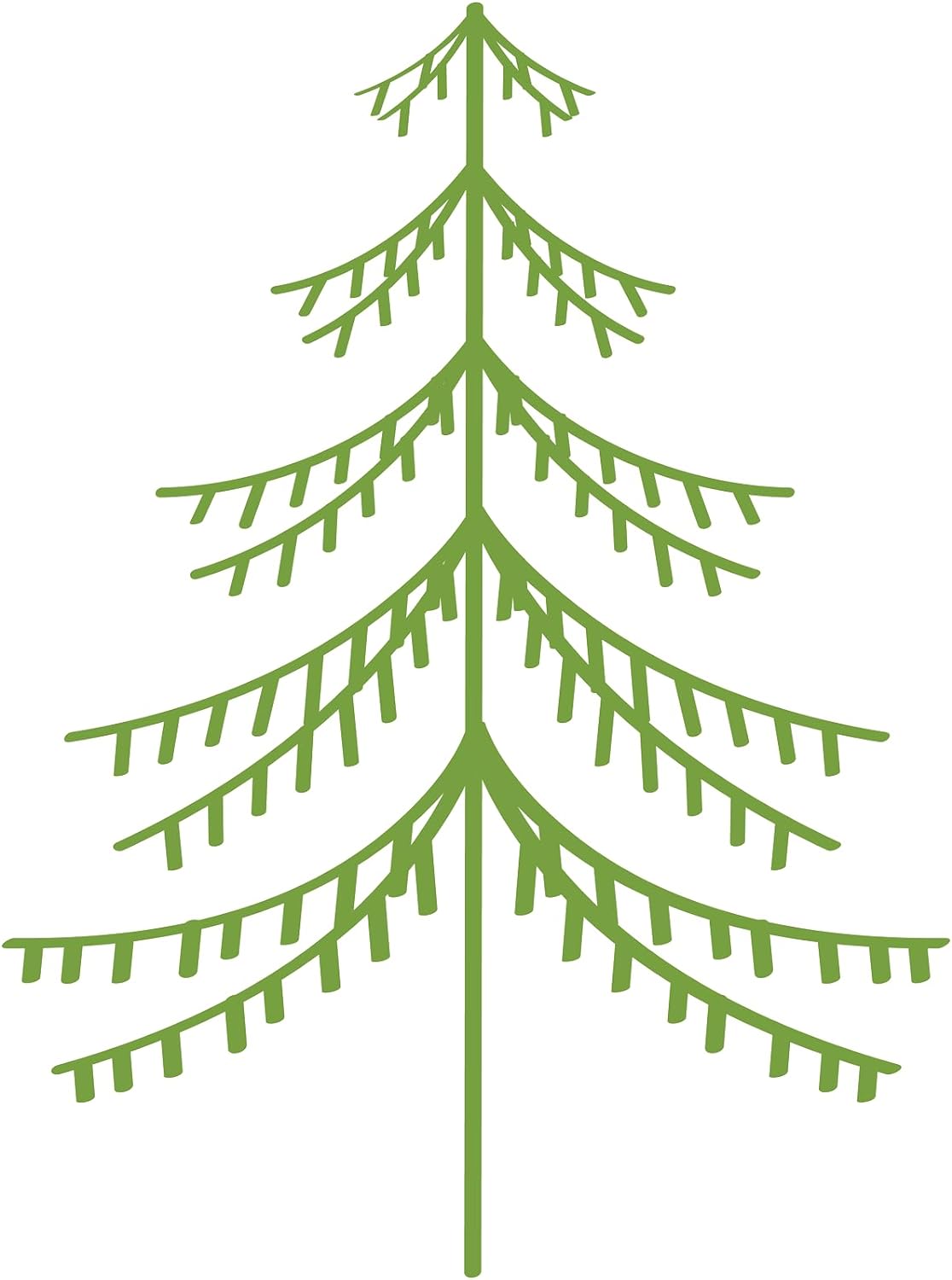Inspirational Quote Fluffy Pine Christmas Tree Motivational Sticker Vinyl Decal Motivation Stickers- 5" Vinyl Sticker Waterproof