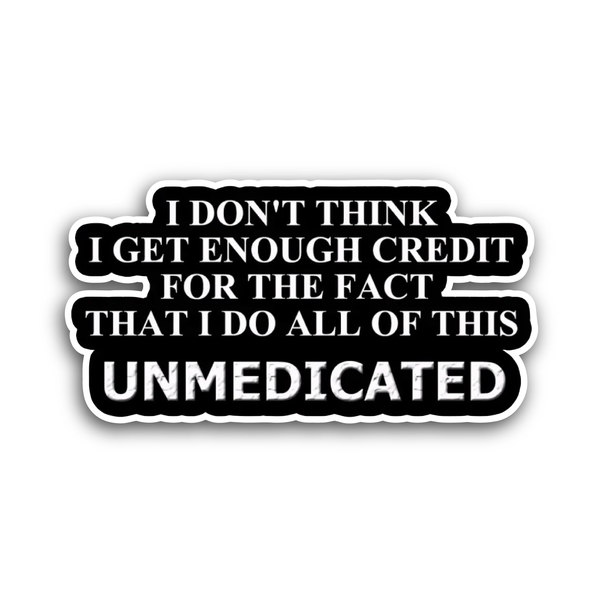 2 (Pieces) 3" and 5" Merry M00d Sticker, Waterproof Vinyl Decals for Many Purpose Like Cars, Trucks,