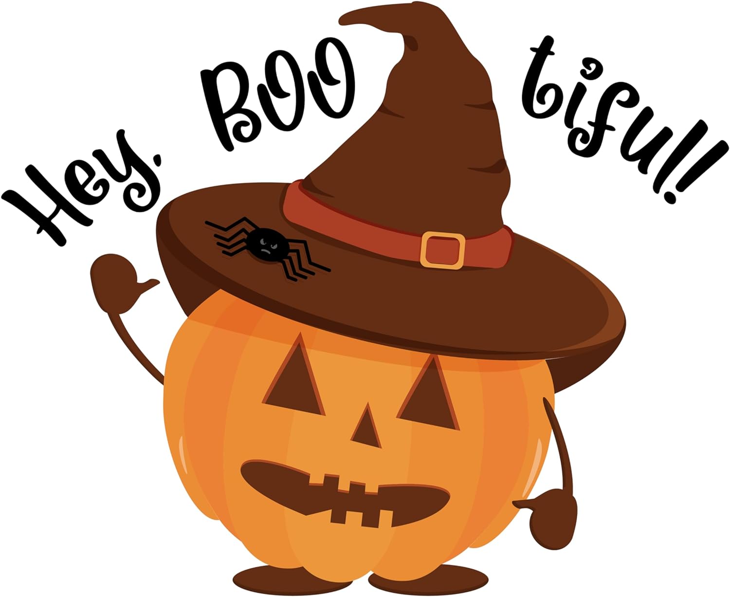 Inspirational Quote Hey. Boo Tiful! Motivational Sticker Vinyl Decal Motivation Stickers- 5" Vinyl Sticker Waterproof