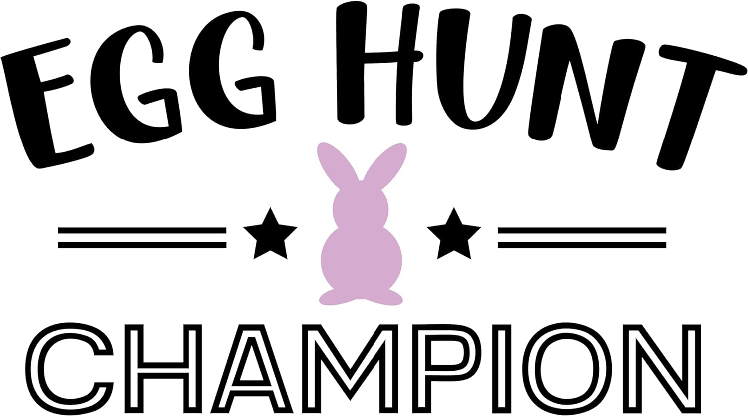 Inspirational Quote "Egg Hunt Champion" Motivational Sticker Vinyl Decal Motivation Stickers- 5" Vinyl Sticker Waterproof