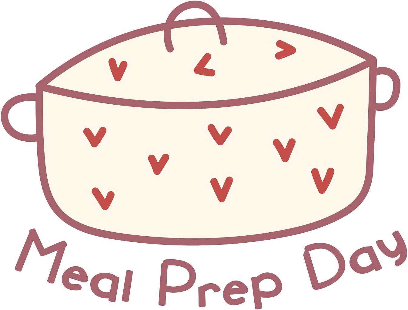 Inspirational Quote Meal Prep Day Motivational Sticker Vinyl Decal Motivation Stickers- 5" Vinyl Sticker Waterproof