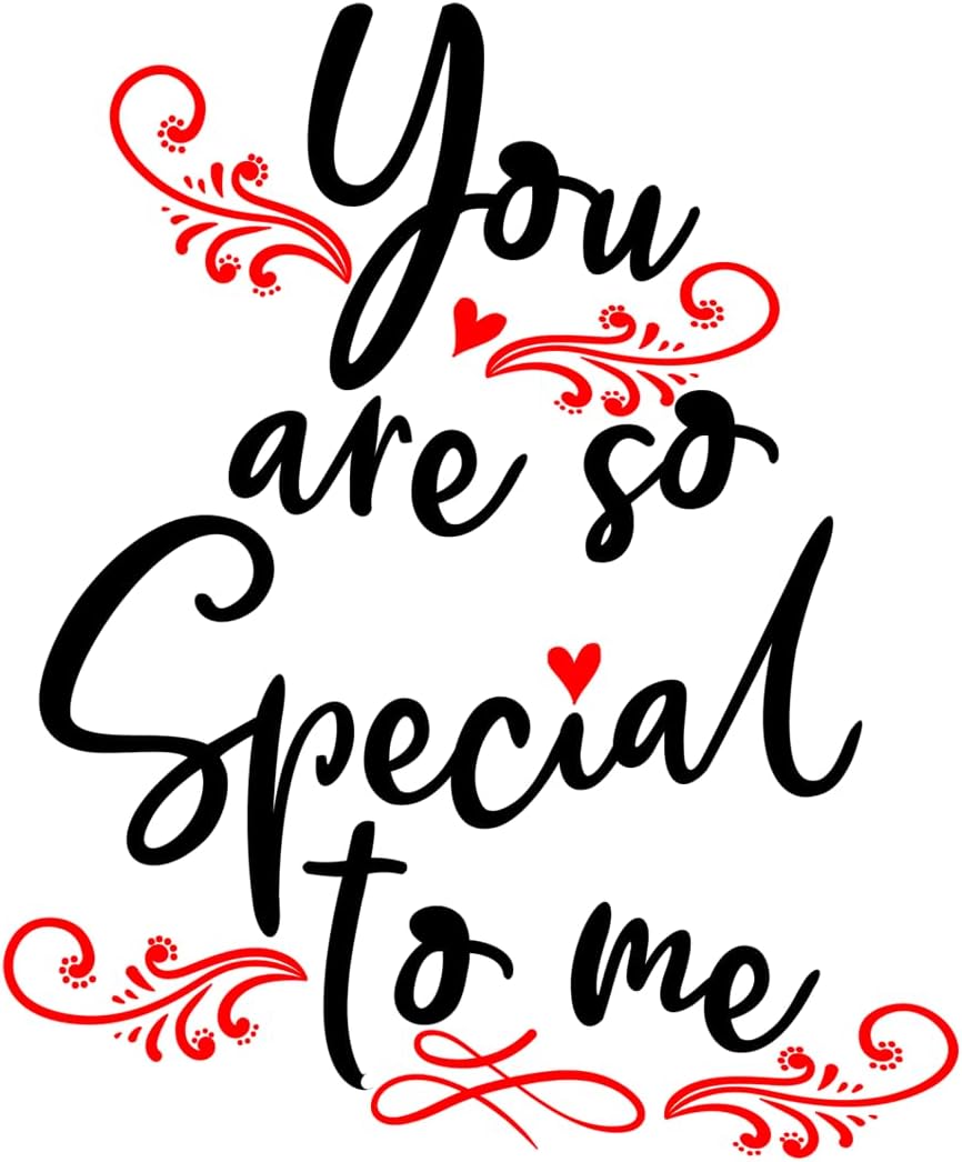 Inspirational Quote You are So Special to me Motivational Sticker Vinyl Decal Motivation Stickers- 5" Vinyl Sticker Waterproof