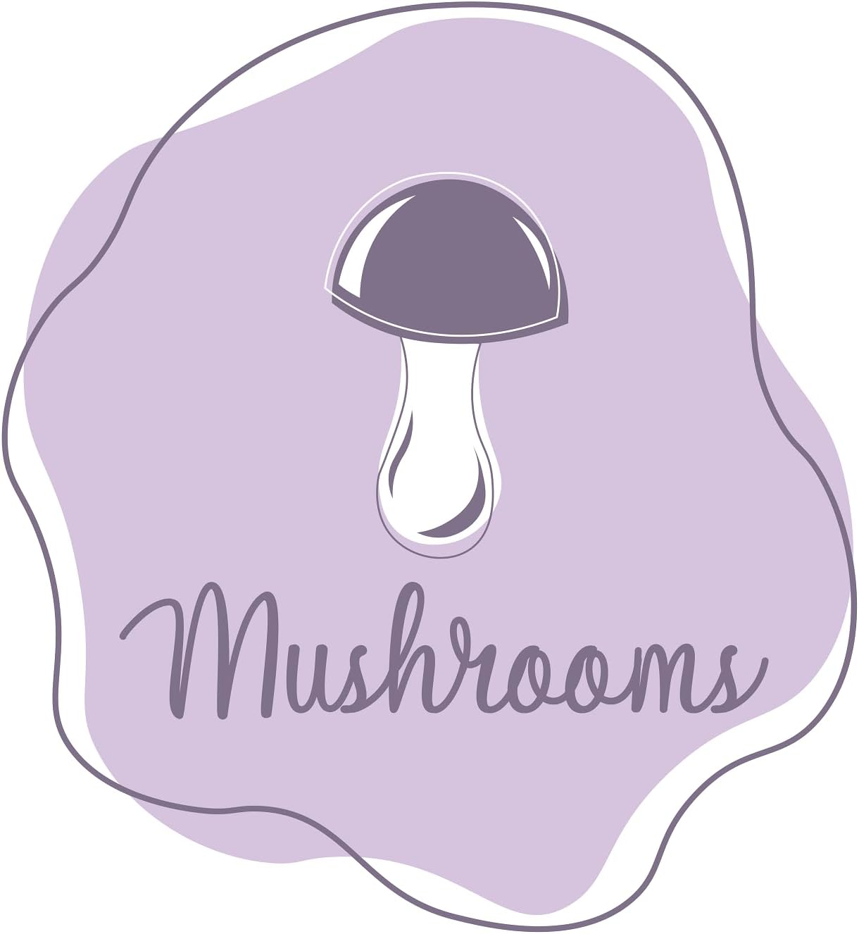 Inspirational Quote Mushrooms, Motivational Sticker - Vinyl Decal Motivation Stickers- 5" Vinyl Sticker Waterproof