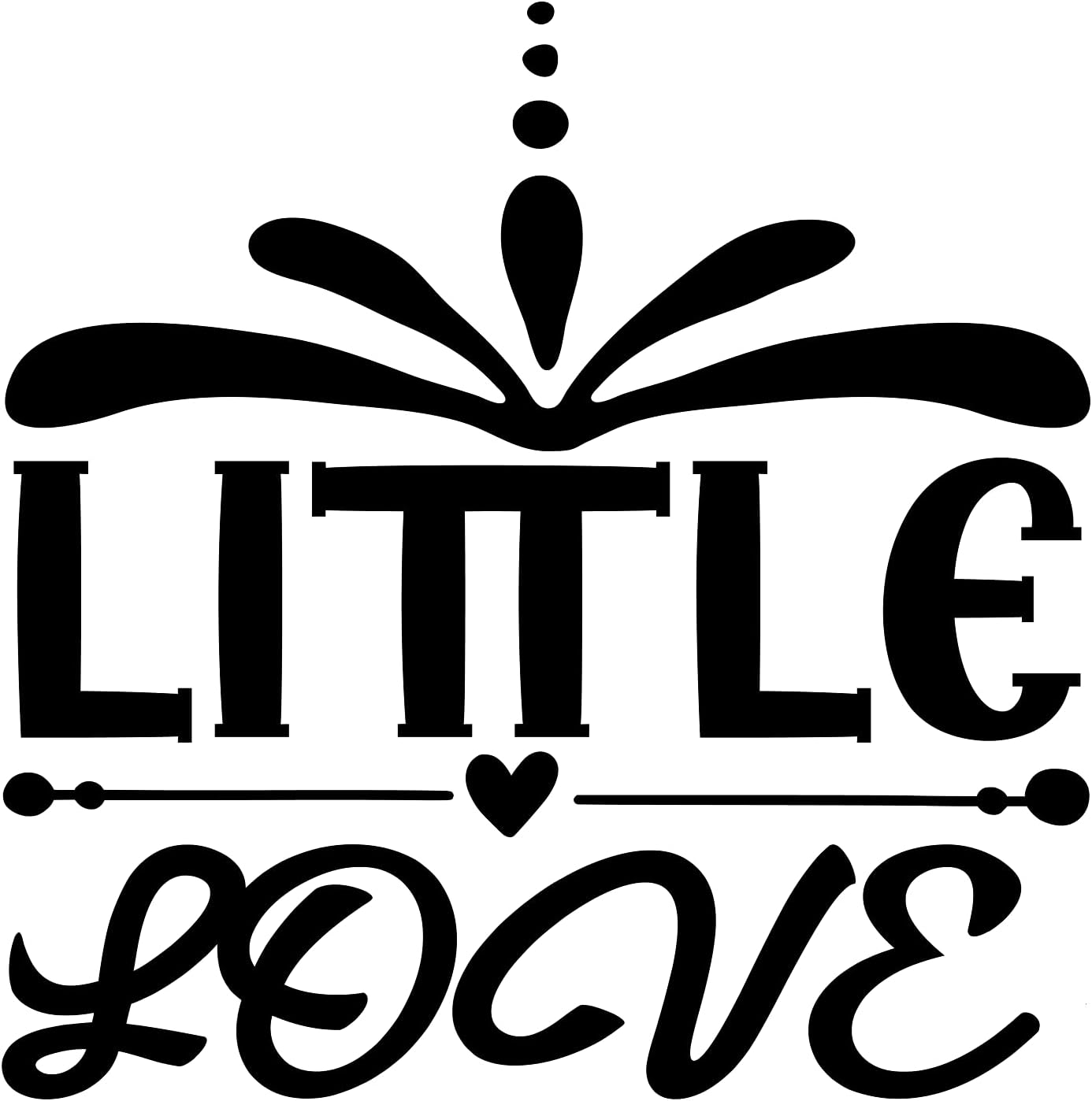 Inspirational Quote Little Love Motivational Sticker Vinyl Decal Motivation Stickers- 5" Vinyl Sticker Waterproof