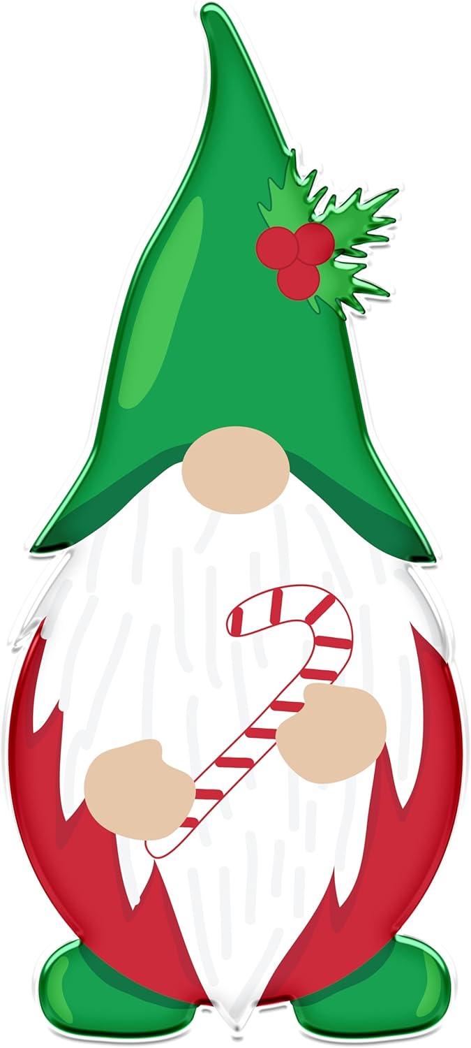 Inspirational Quote Santa with Green Hat Motivational Sticker Vinyl Decal Motivation Stickers- 5" Vinyl Sticker Waterproof