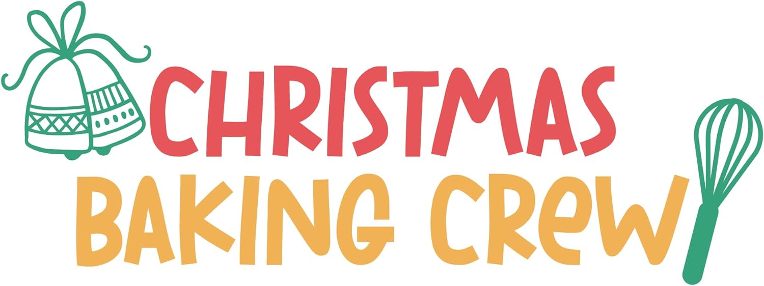Inspirational Quote Christmass Baking Crew Motivational Sticker Vinyl Decal Motivation Stickers- 5" Vinyl Sticker Waterproof