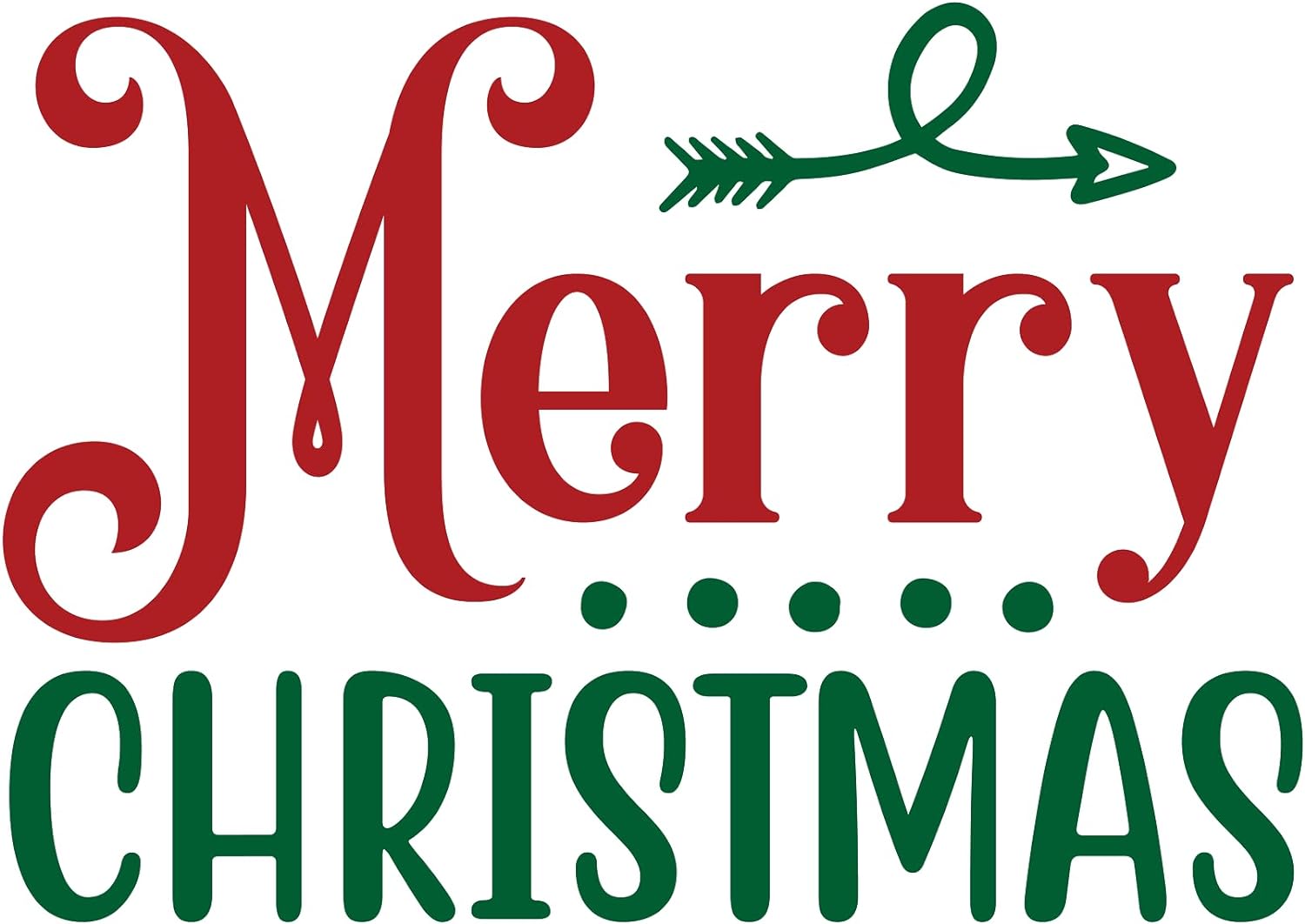 Inspirational Quote Merry Christmas Pretty Gift Motivational Sticker Vinyl Decal Motivation Stickers- 5" Vinyl Sticker Waterproof