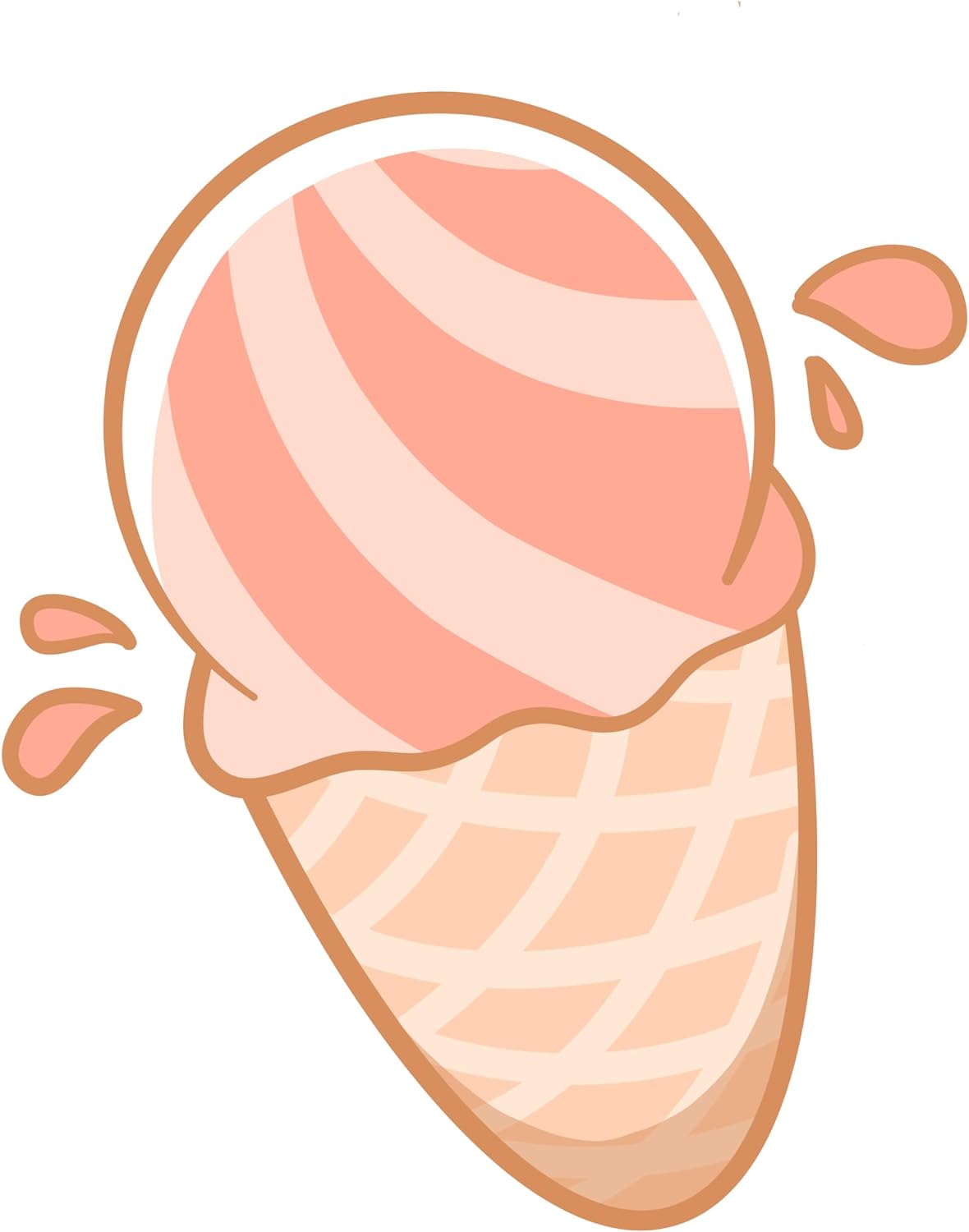 Inspirational Quote "Cone Icecream" Motivational Sticker Vinyl Decal Motivation Stickers- 5" Vinyl Sticker Waterproof