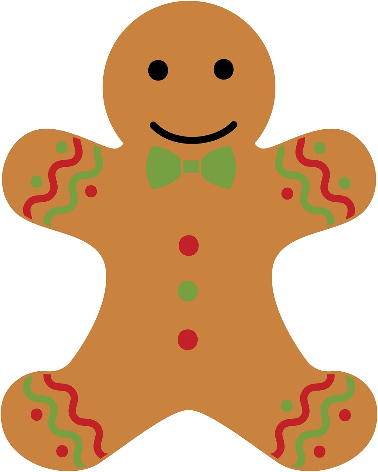 Inspirational Quote Happy Gingerbread Motivational Sticker Vinyl Decal Motivation Stickers- 5" Vinyl Sticker Waterproof