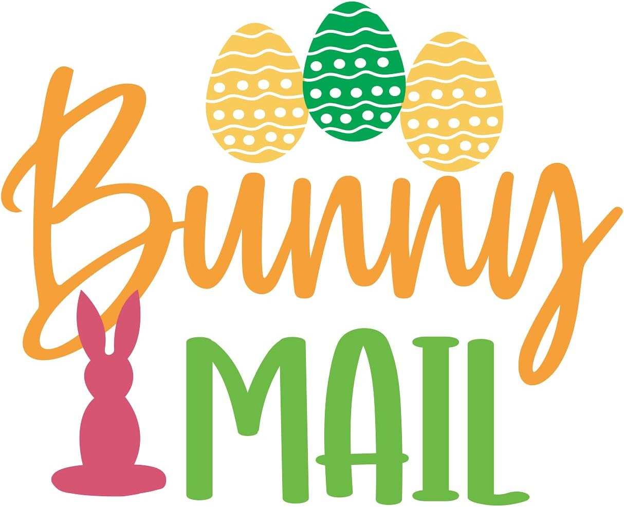 Inspirational Quote "Bunny Mail" Motivational Sticker Vinyl Decal Motivation Stickers- 5" Vinyl Sticker Waterproof