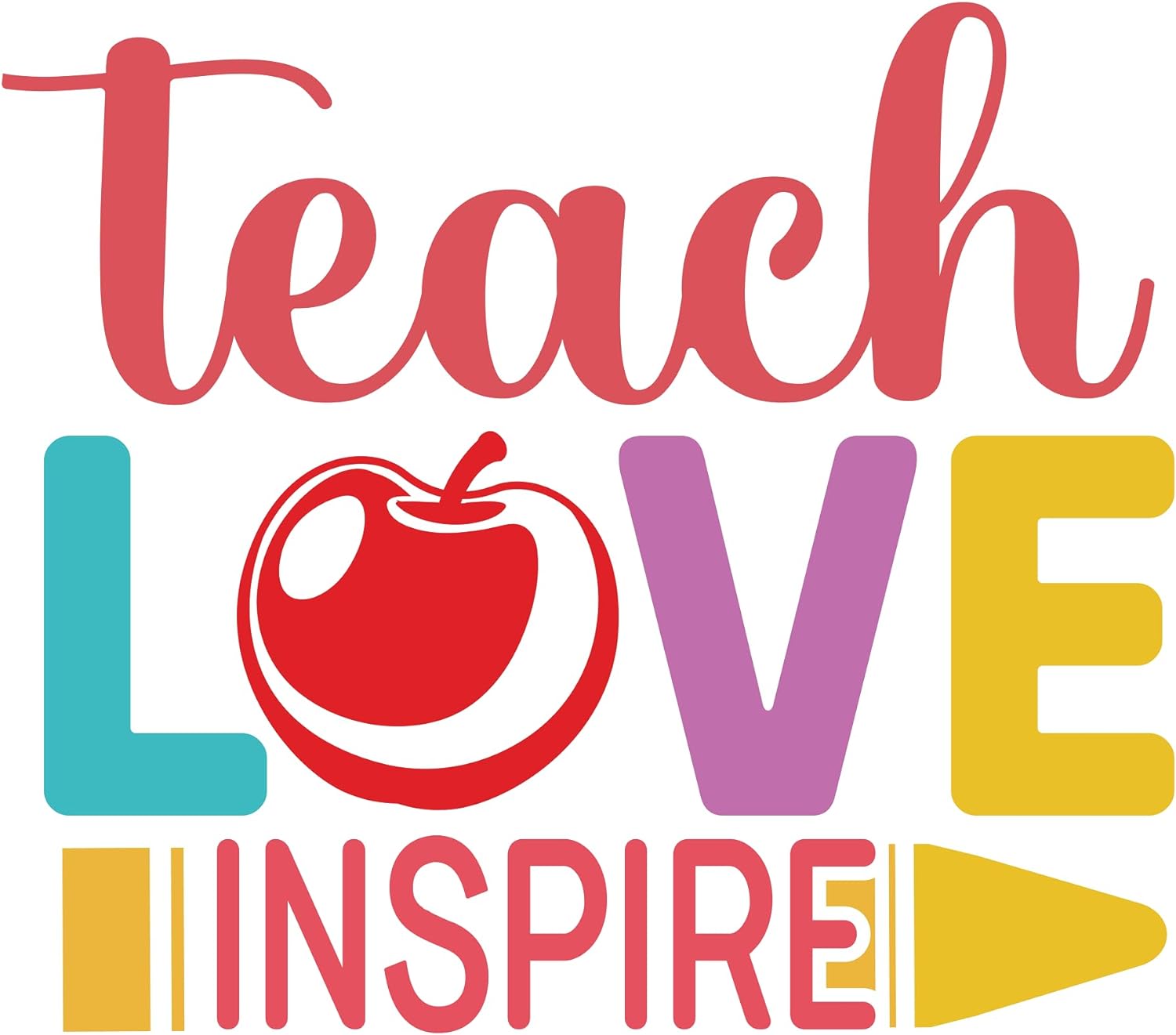 Inspirational Quote "Teacher Fuel, Cool Icon" Motivational Sticker Vinyl Decal Motivation Stickers- 5" Vinyl Sticker Waterproof