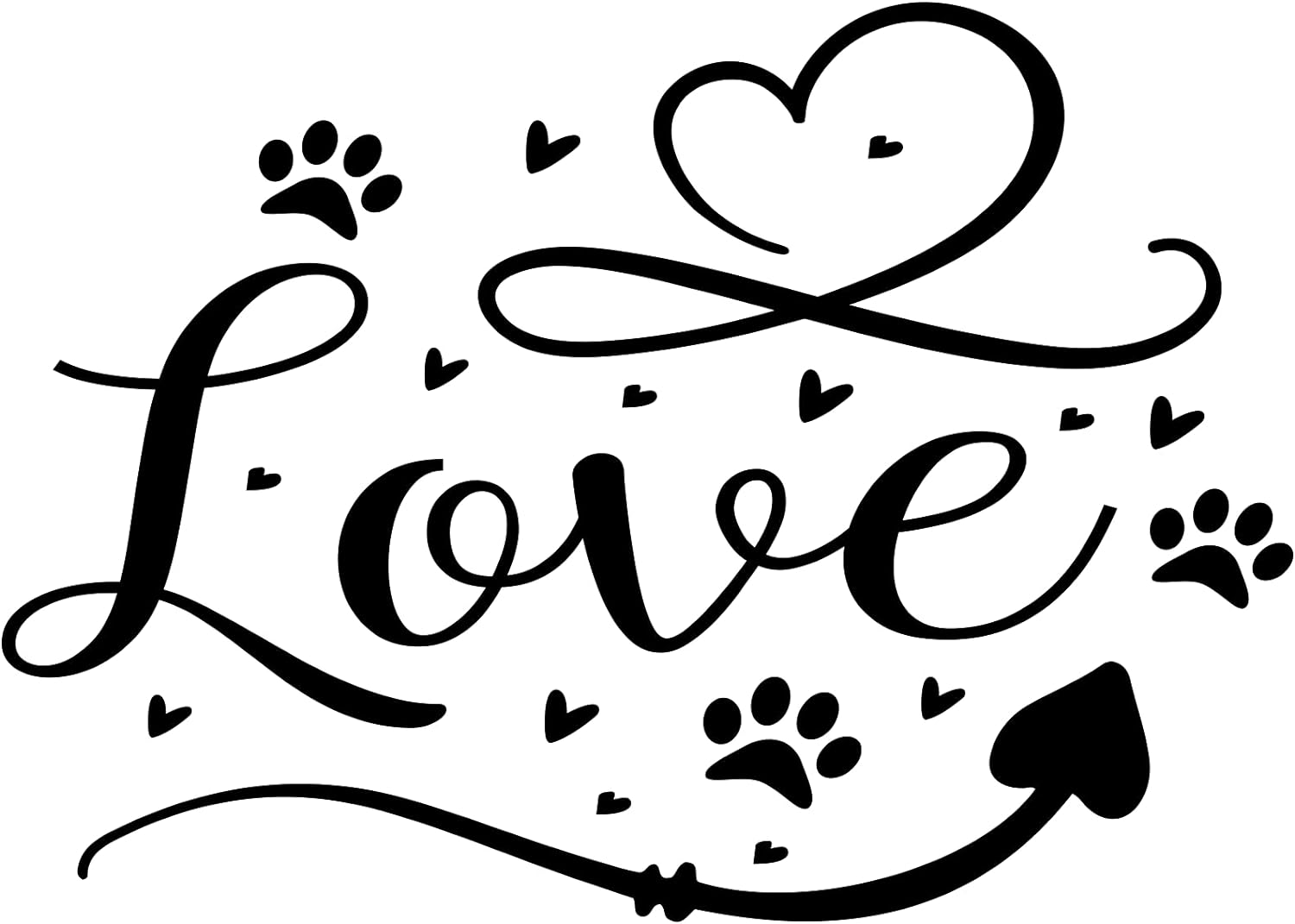 Inspirational Quote "Love" Motivational Sticker Vinyl Decal Motivation Stickers- 5" Vinyl Sticker Waterproof