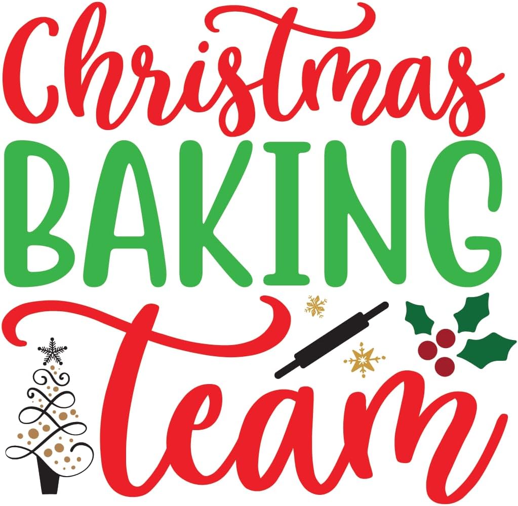 Inspirational Quote Christmas Baking Team Motivational Sticker Vinyl Decal Motivation Stickers- 5" Vinyl Sticker Waterproof