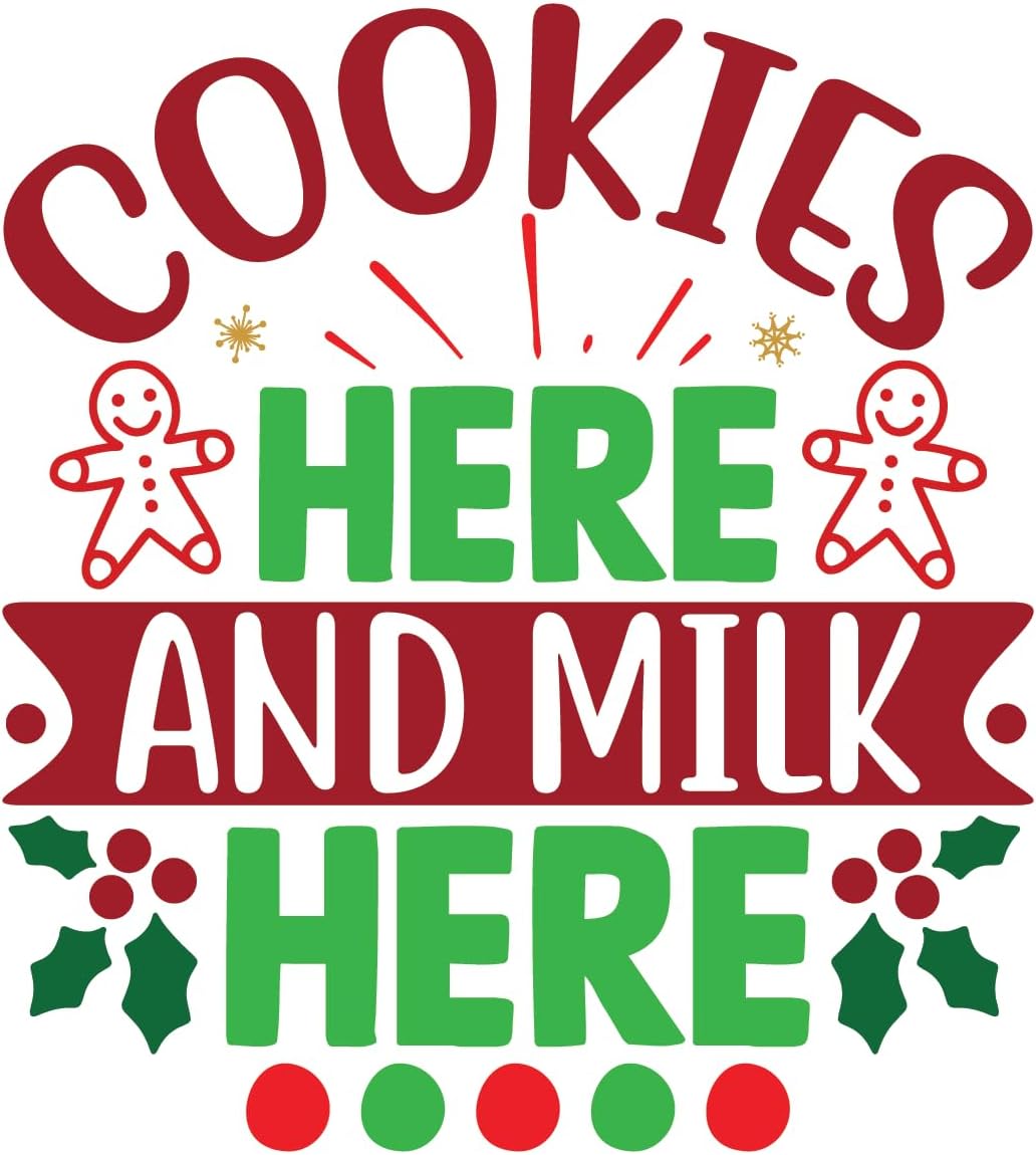Inspirational Quote Cookies HEre and Milk Here Motivational Sticker Vinyl Decal Motivation Stickers- 5" Vinyl Sticker Waterproof