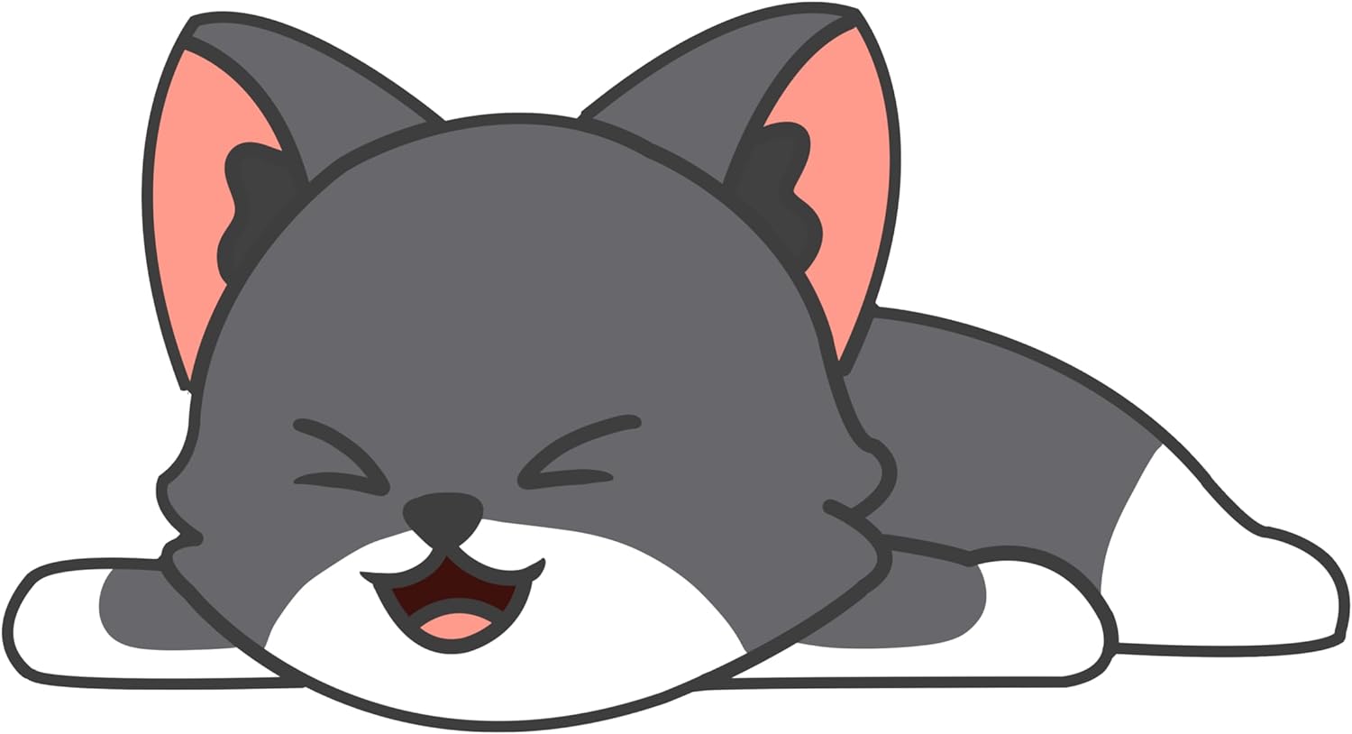 Inspirational Quote "Happy Cat" Motivational Sticker Vinyl Decal Motivation Stickers- 5" Vinyl Sticker Waterproof