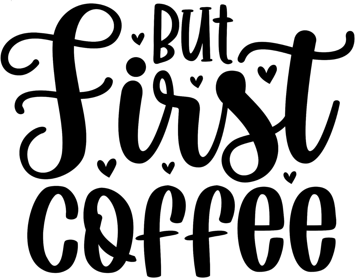 Inspirational Quote "Caffeine Queen" Motivational Sticker Vinyl Decal Motivation Stickers- 5" Vinyl Sticker Waterproof